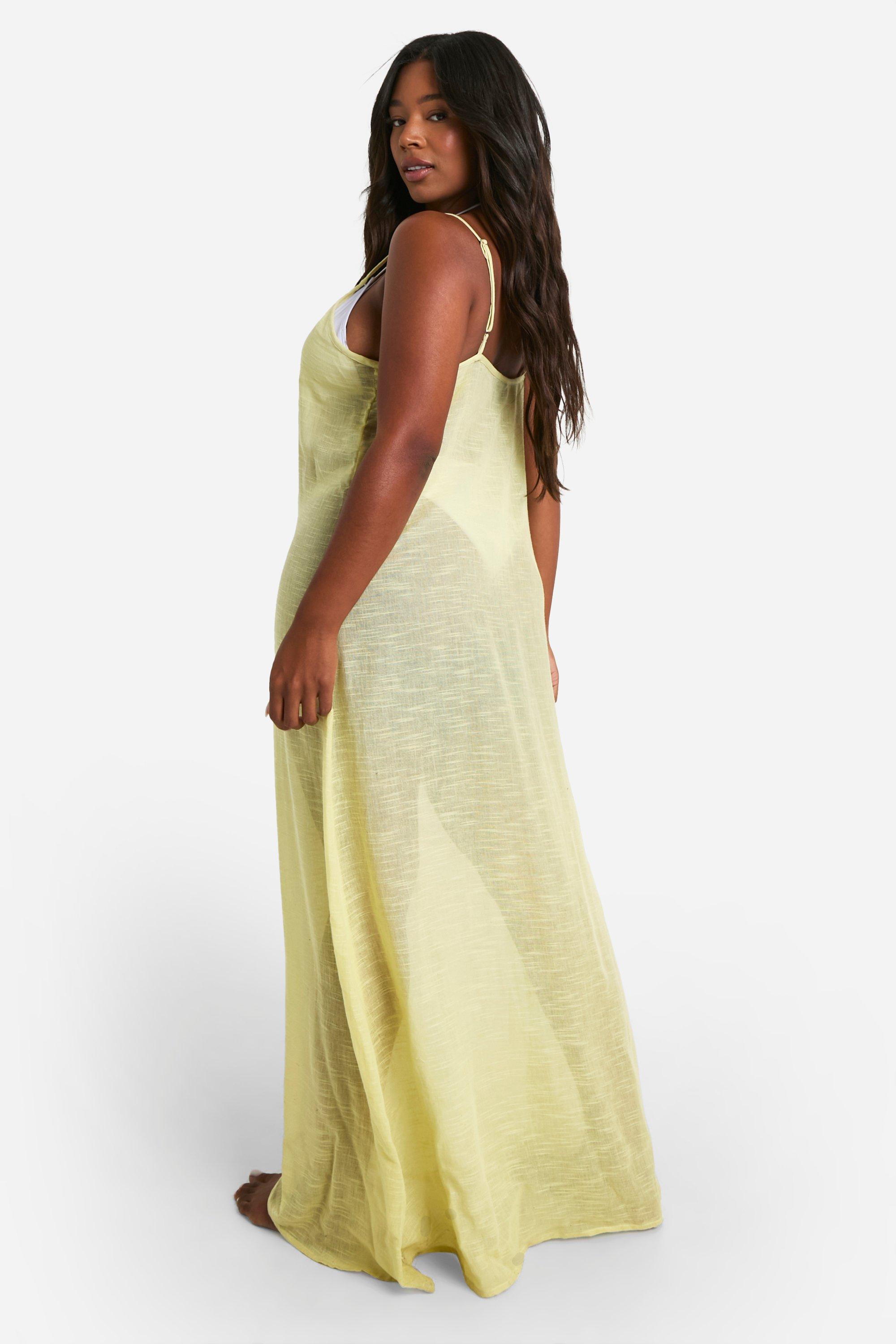 Lime green beach dress best sale