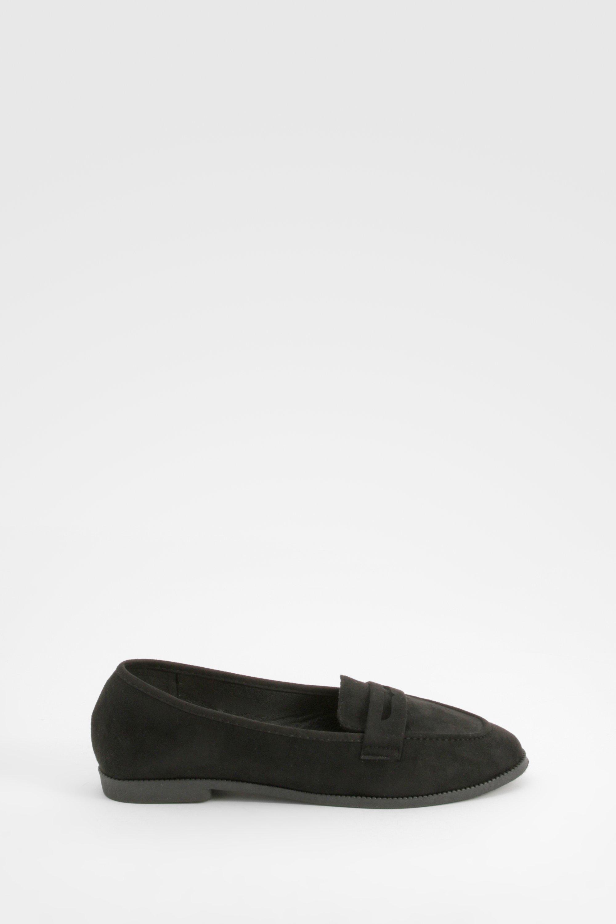 Wide Fit Loafers boohoo