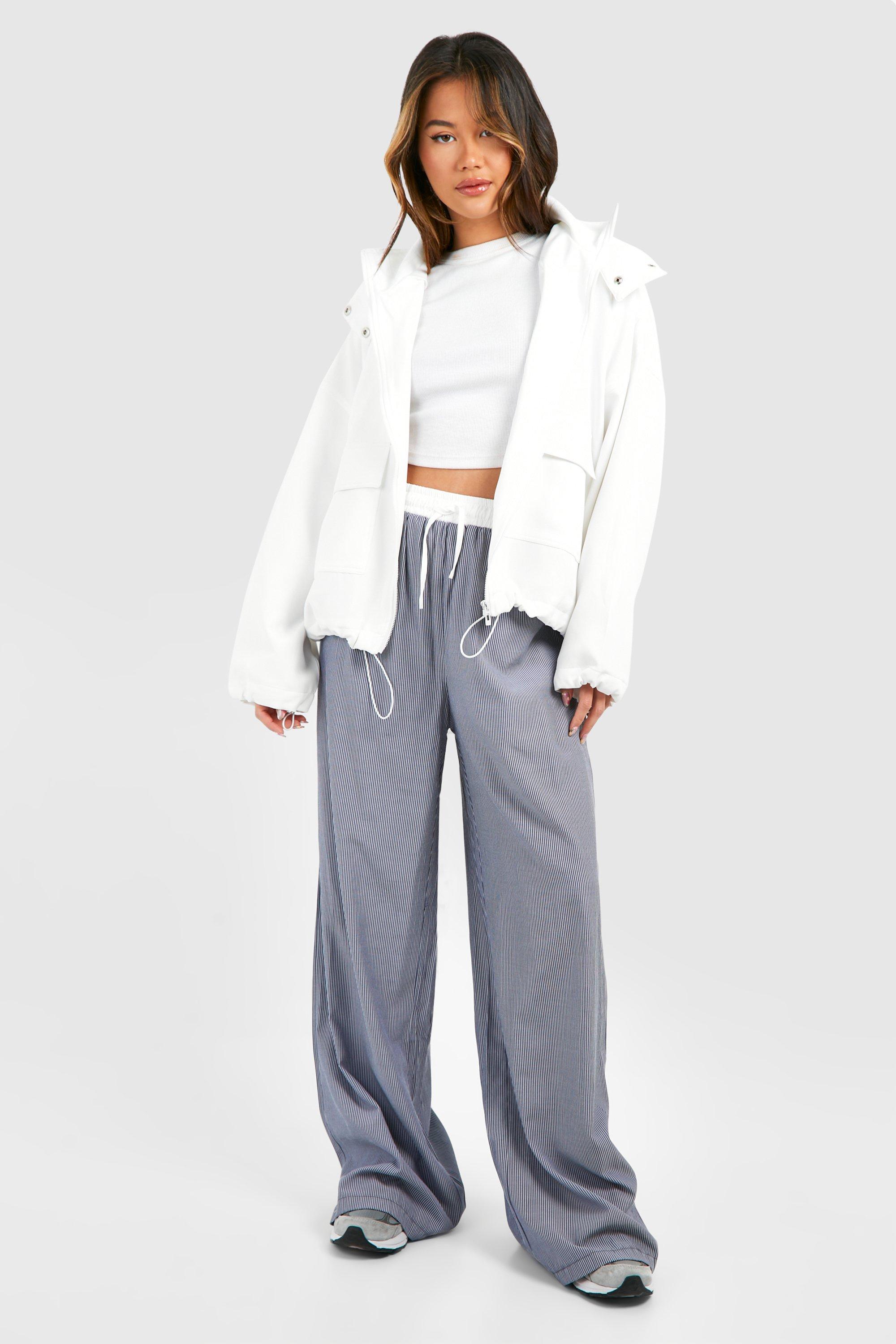 Pocket Detail Hooded Jacket