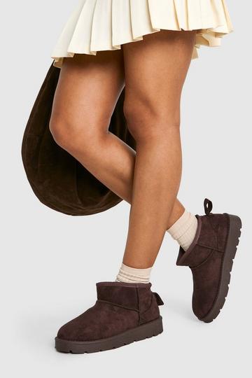 Ultra Mini Cosy Boots chocolate