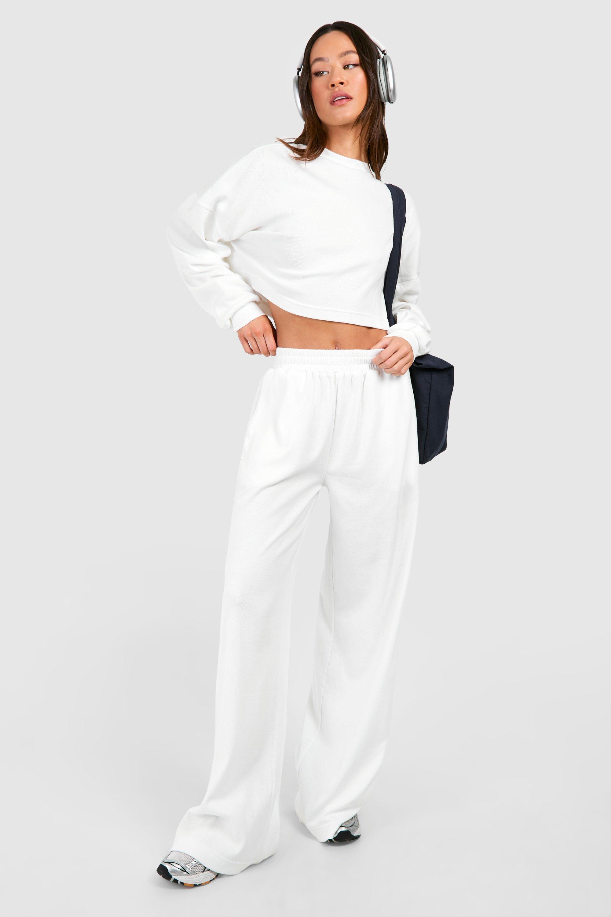 Tall Rib Wide Leg Lounge Set