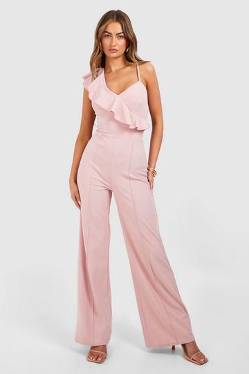 Ruffle Jumpsuit pink