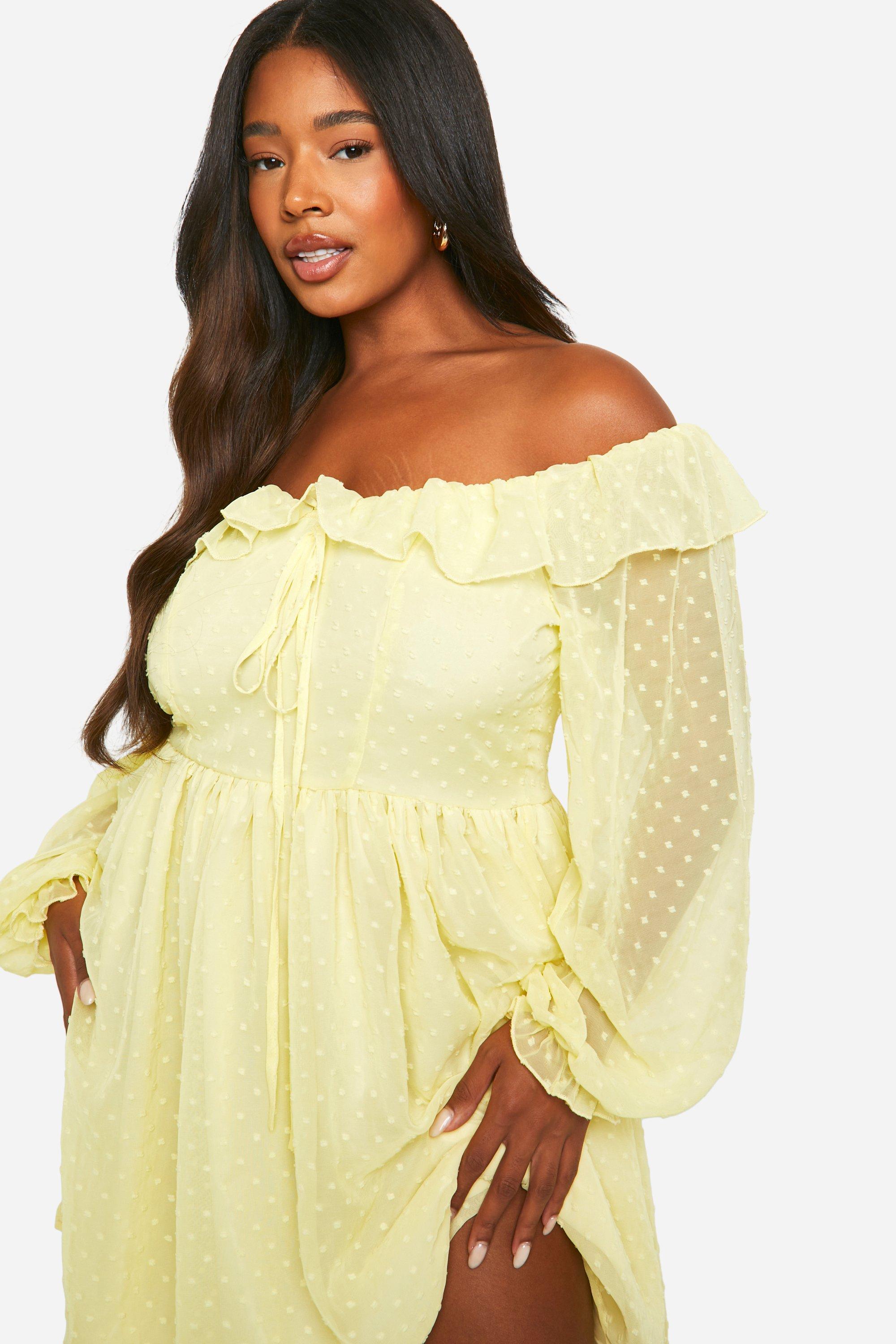 Robe patineuse jaune sales