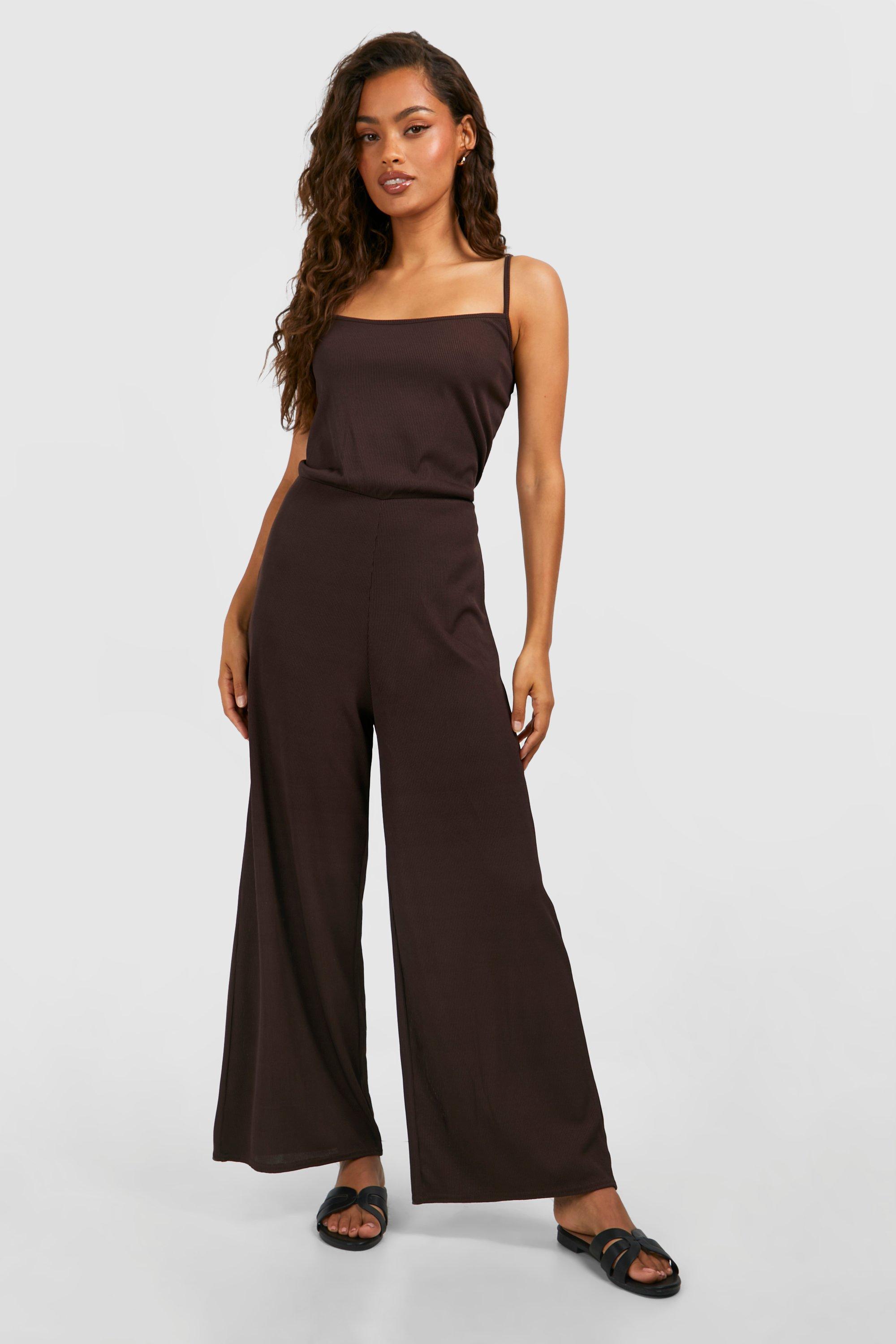 Ribbed culotte jumpsuit on sale