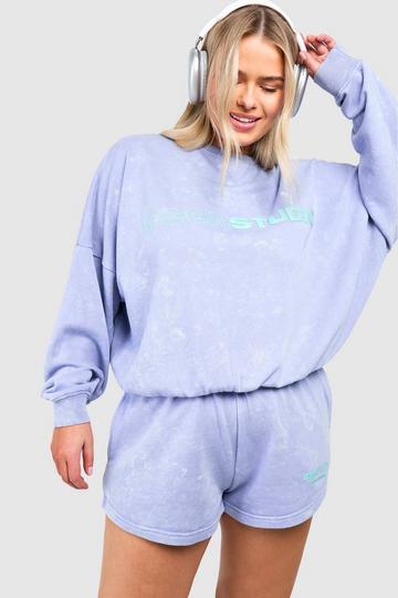 Blue Plus Dsgn Studio Washed Oversized Sweatshirt