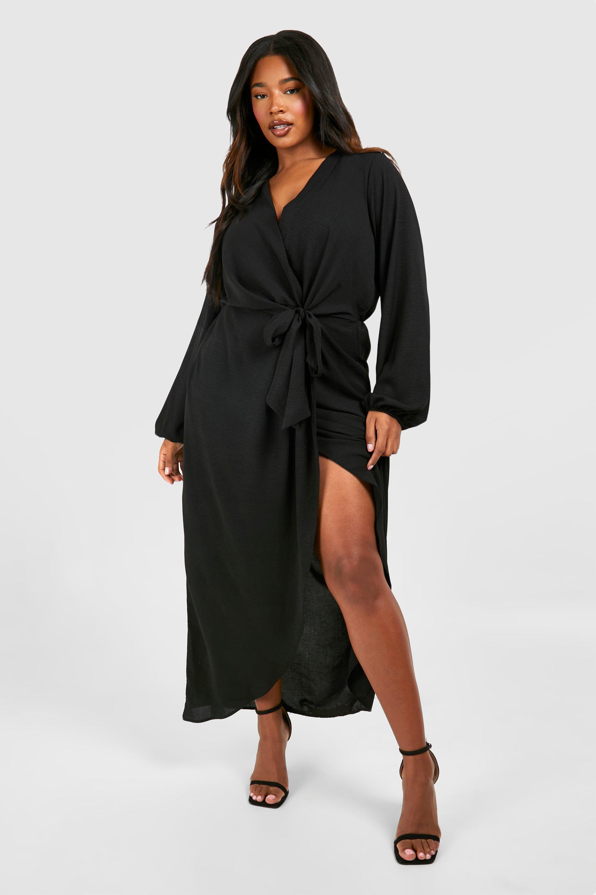 Plus Size Wrap Dresses | Plus Size Wrap Dresses | boohoo USA