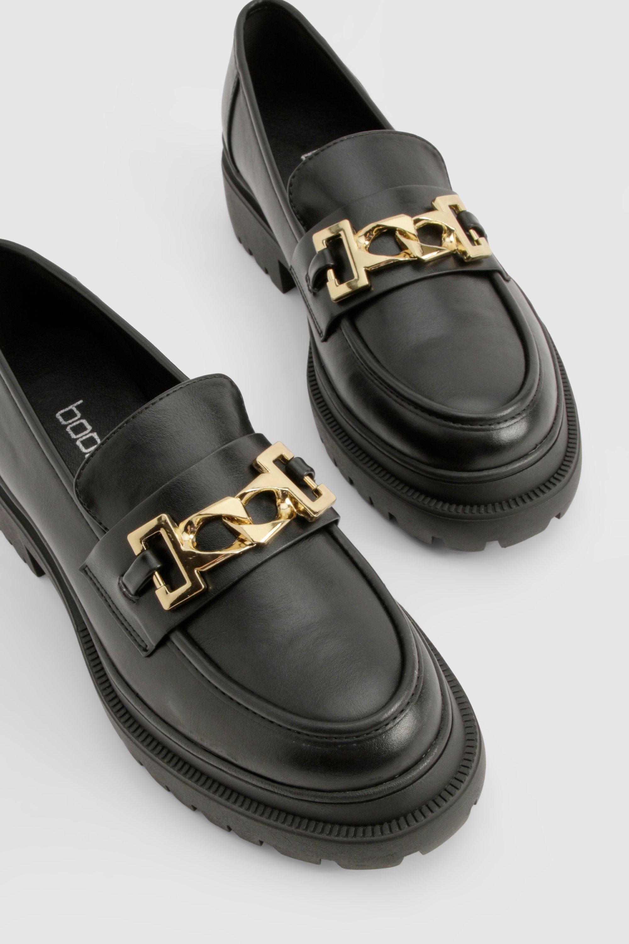 Boohoo loafers hot sale