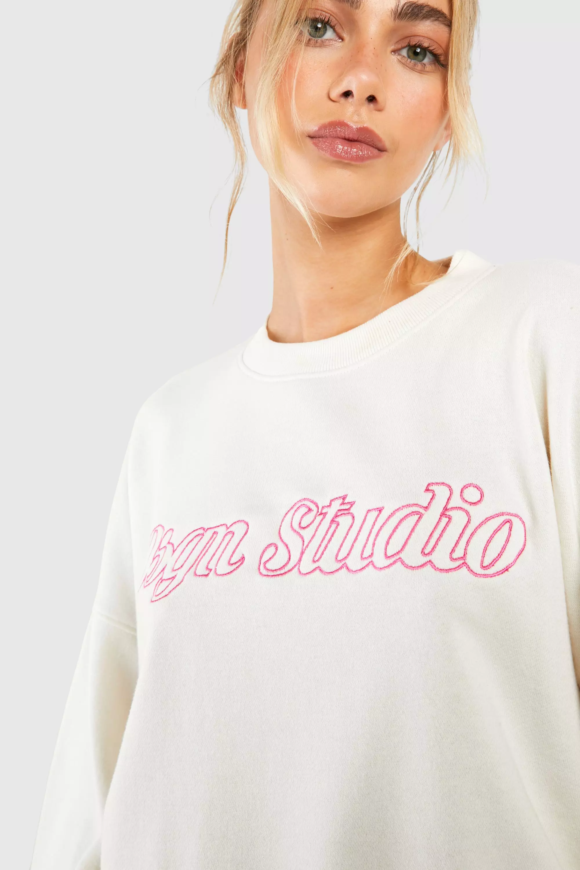 Dsgn Studio Script Oversized Sweatshirt  alternative image