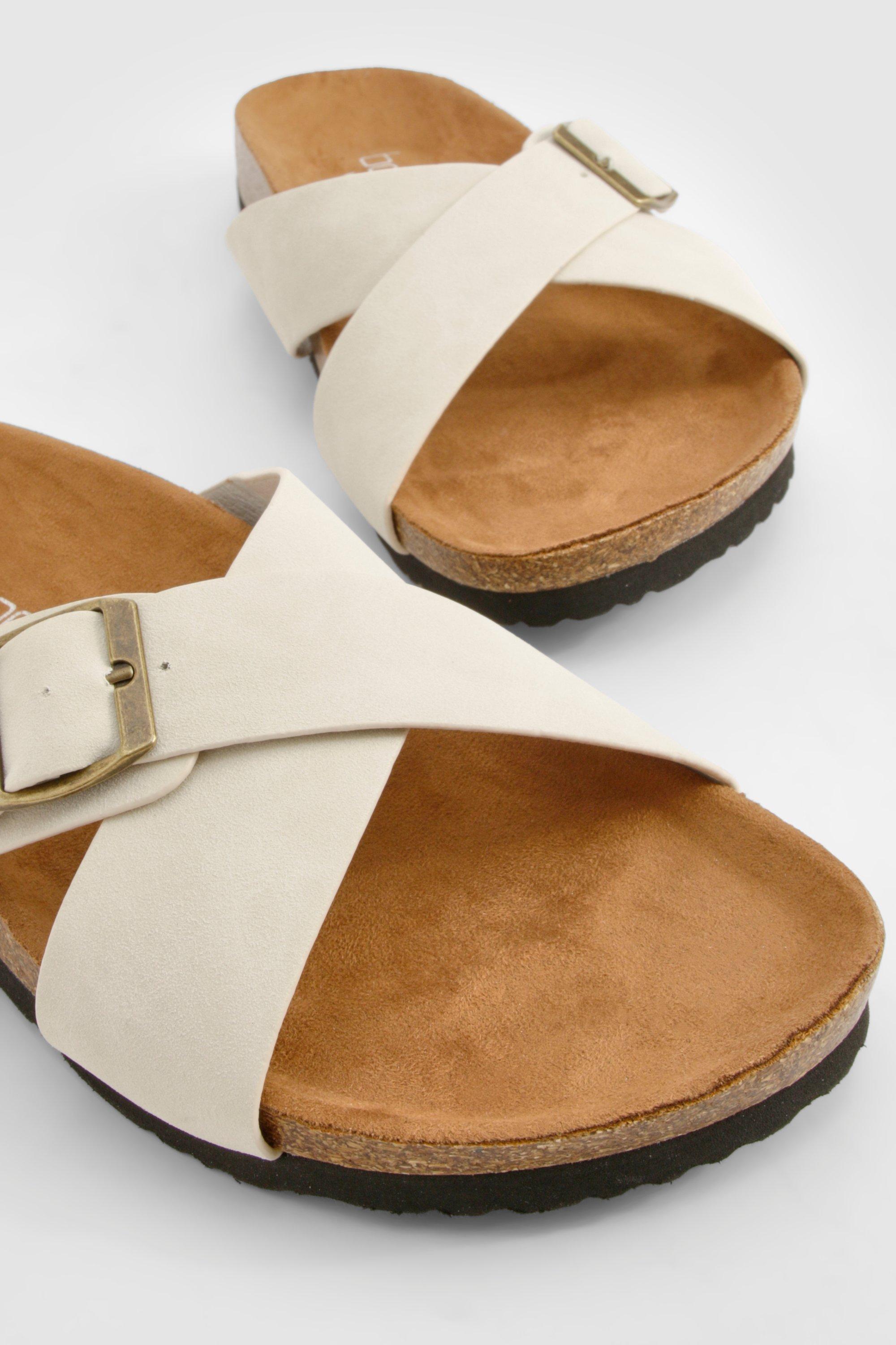 Footbed sliders hot sale