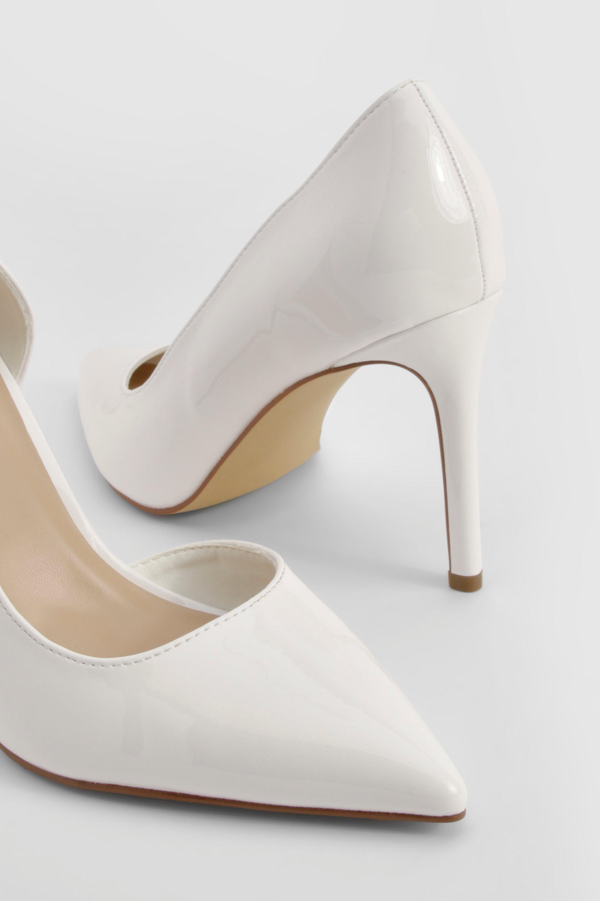 Patent Cut Out Basic Mid Height Court