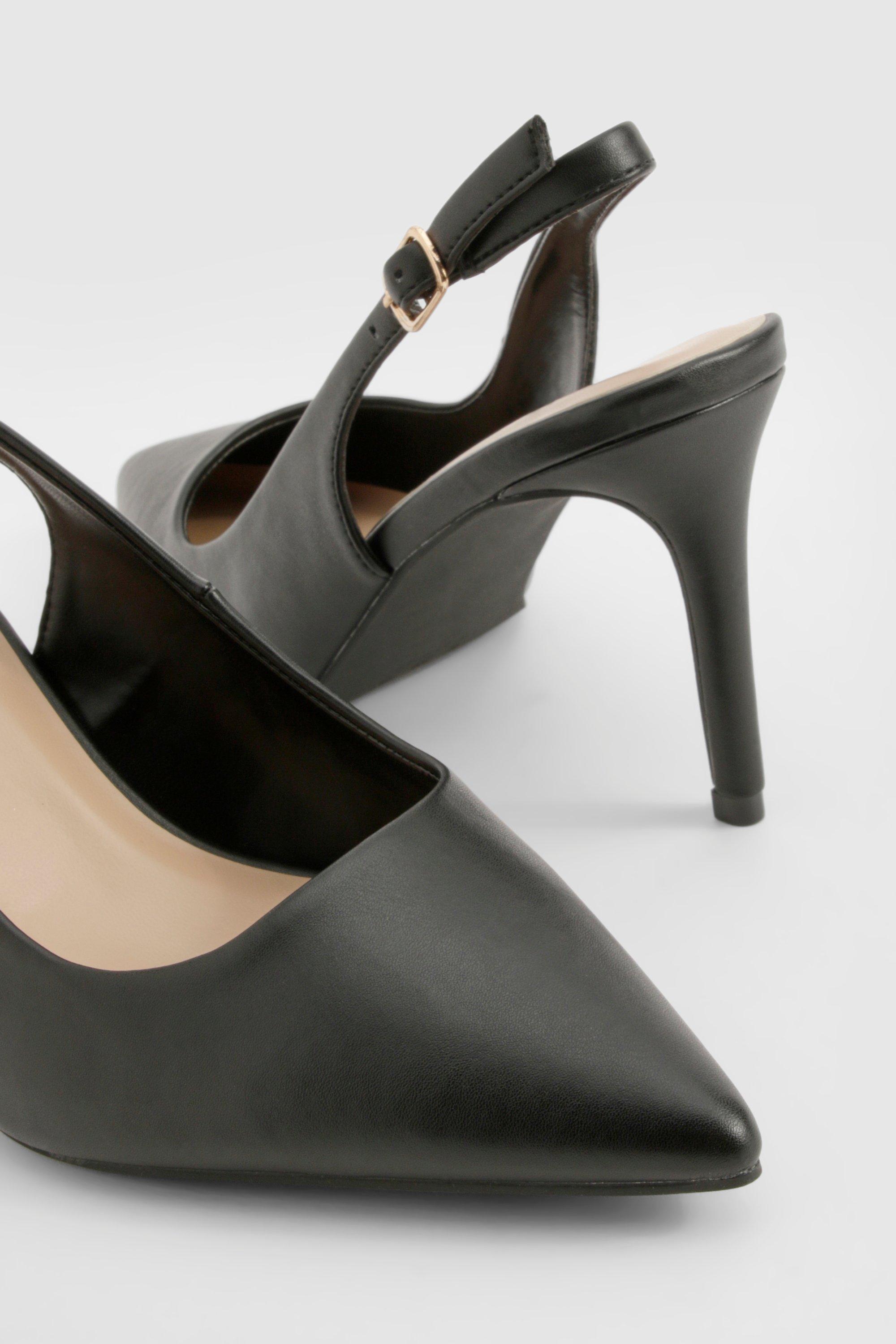 Scarpe decollete con tacco medio slingback
