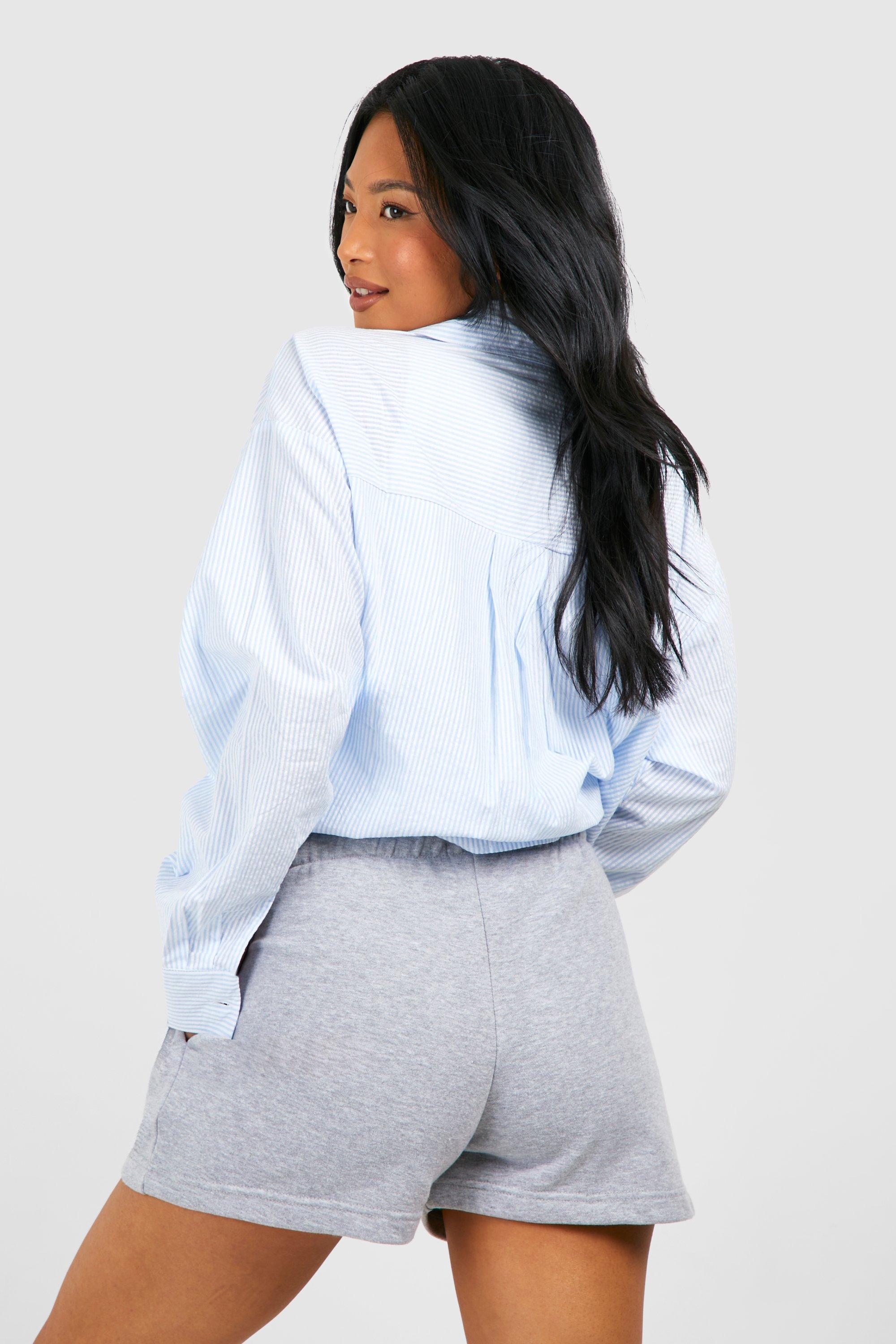 Drawstring jogger shorts clearance