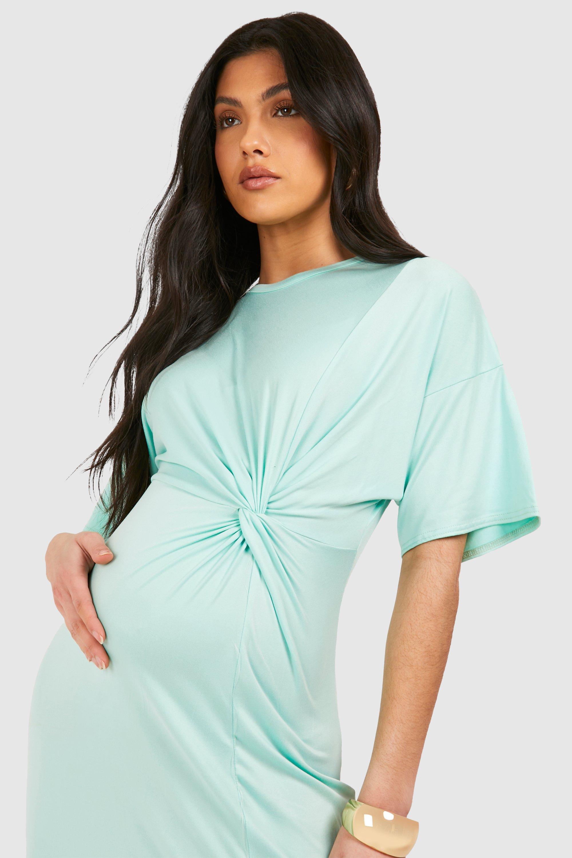 Maternity Knot Supersoft Midaxi Dress