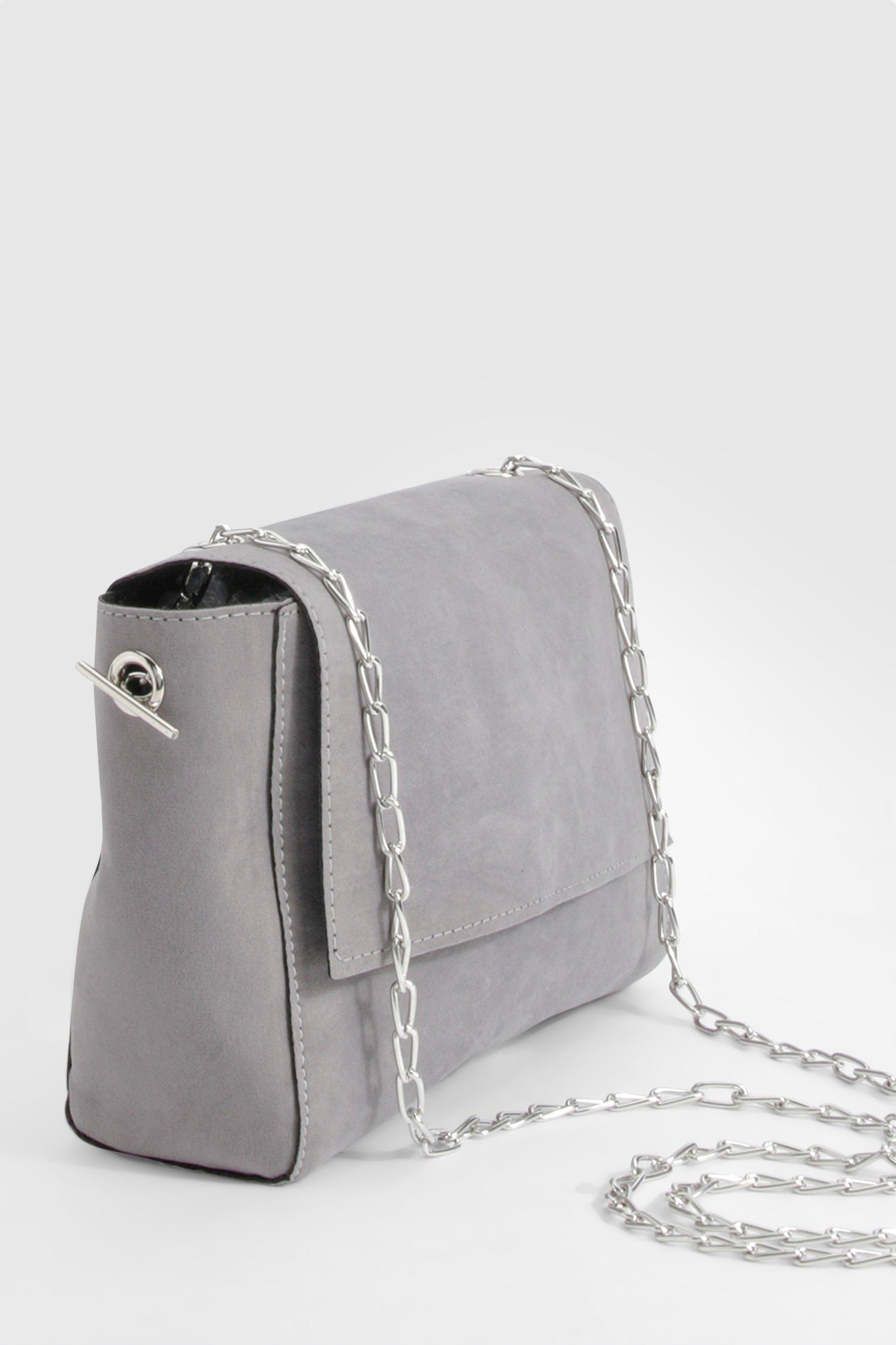 Faux Suede Cross Body Bag boohoo CA