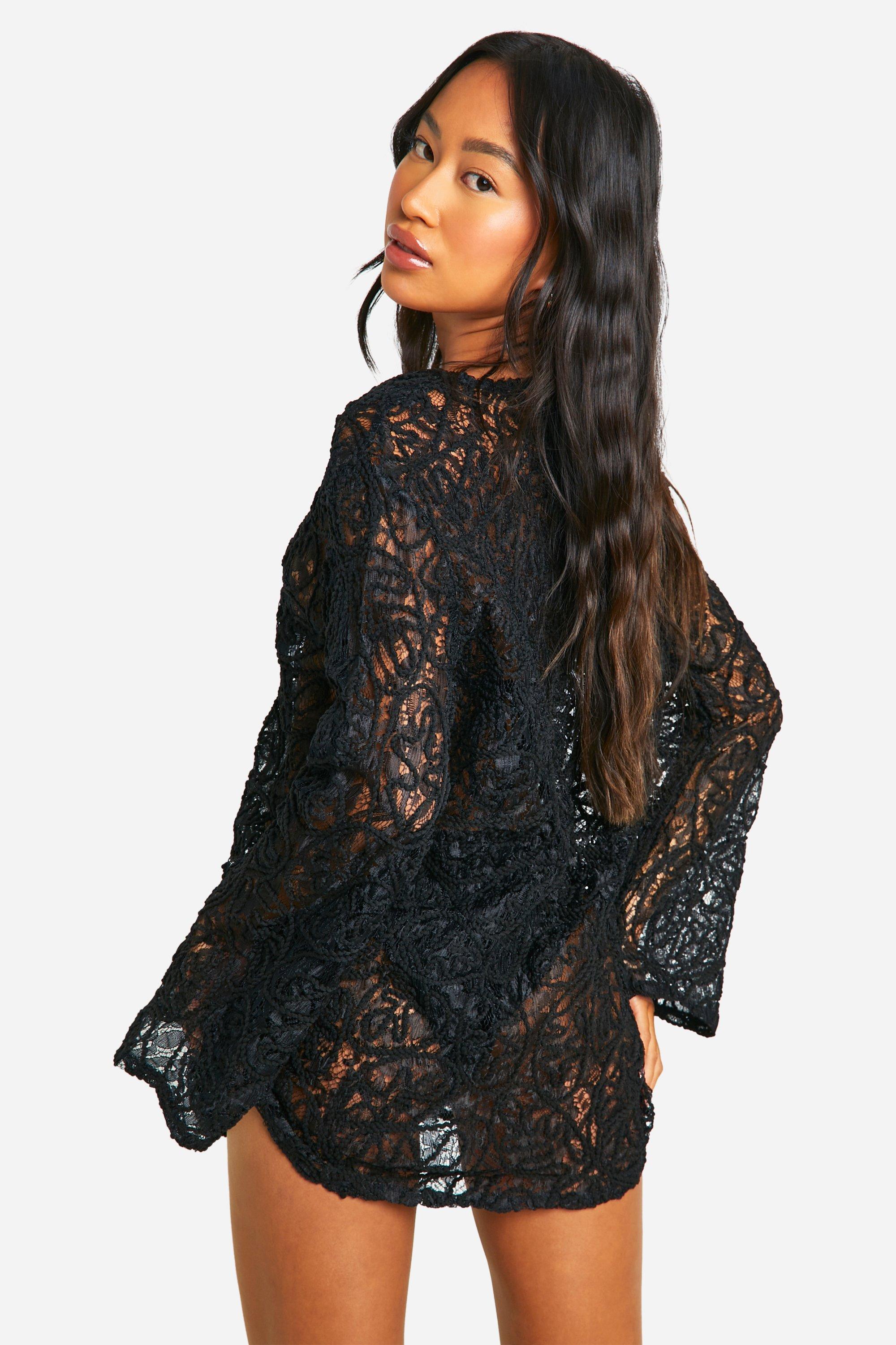 Black sequin beach cover up online