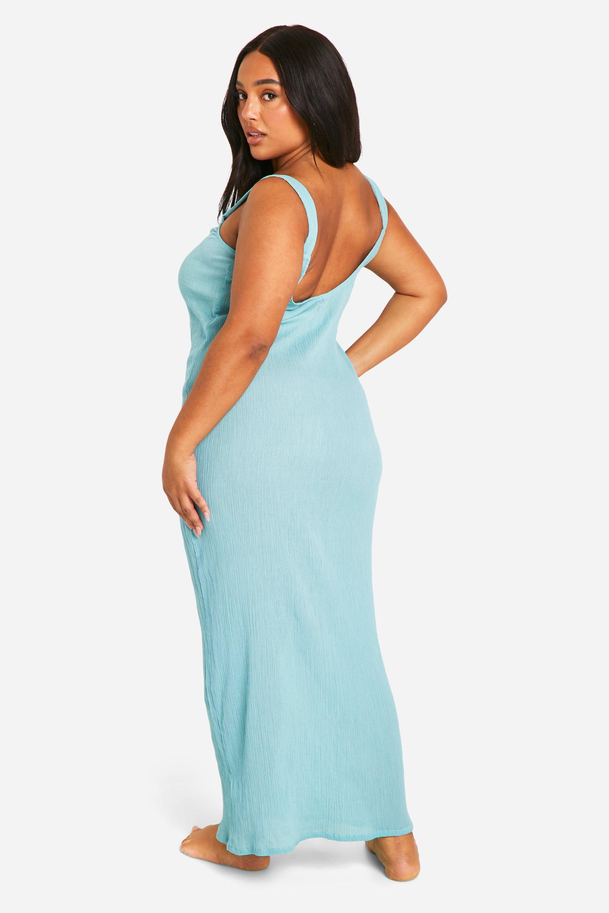 Plus Maxi Beach Dress boohoo NZ