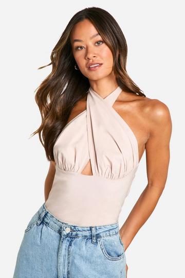 Tall Bengaline Halter Bust Detail Top stone