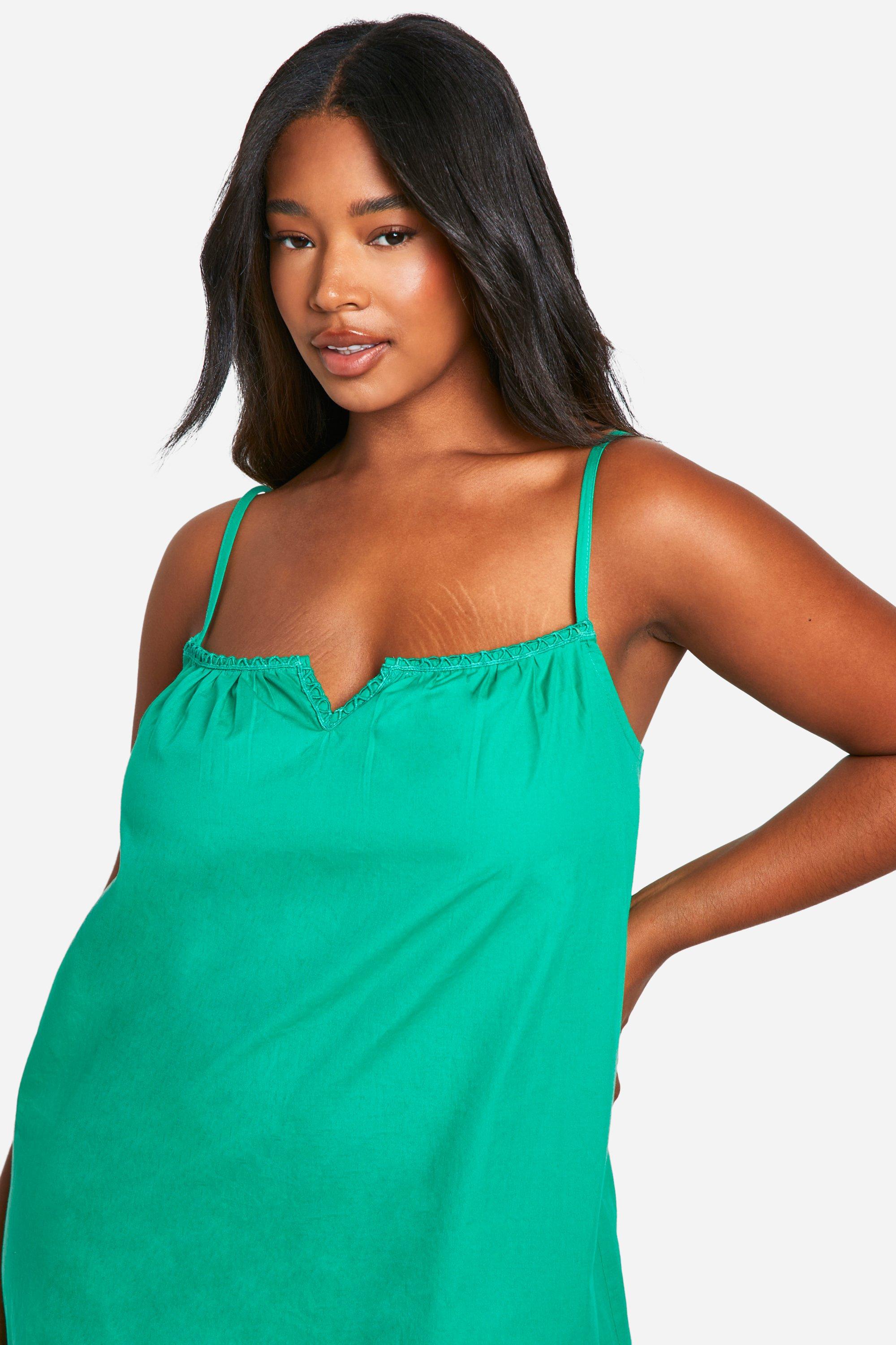 Plus size cotton tank dress hotsell