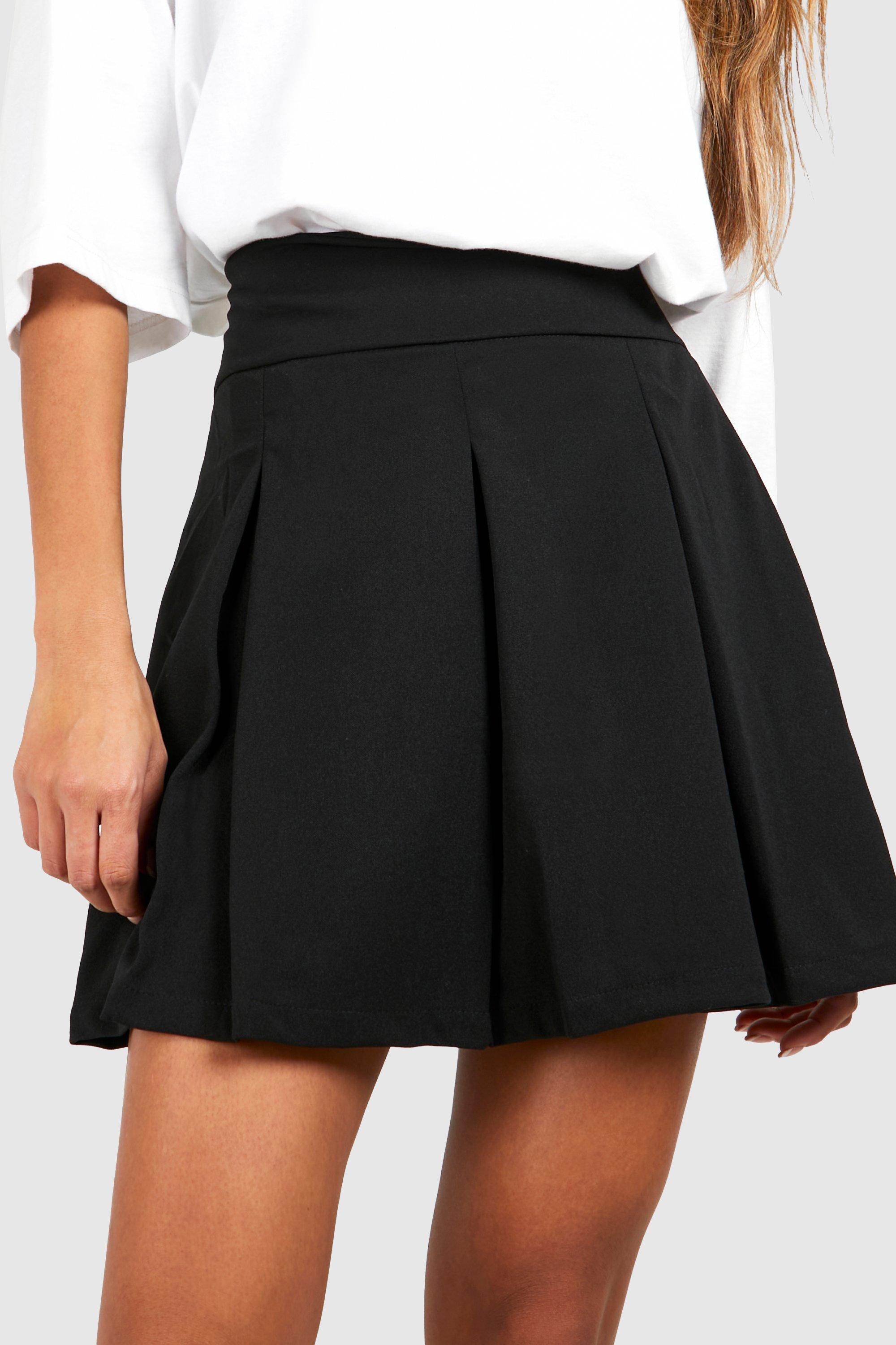 Pleated Tennis Skort boohoo