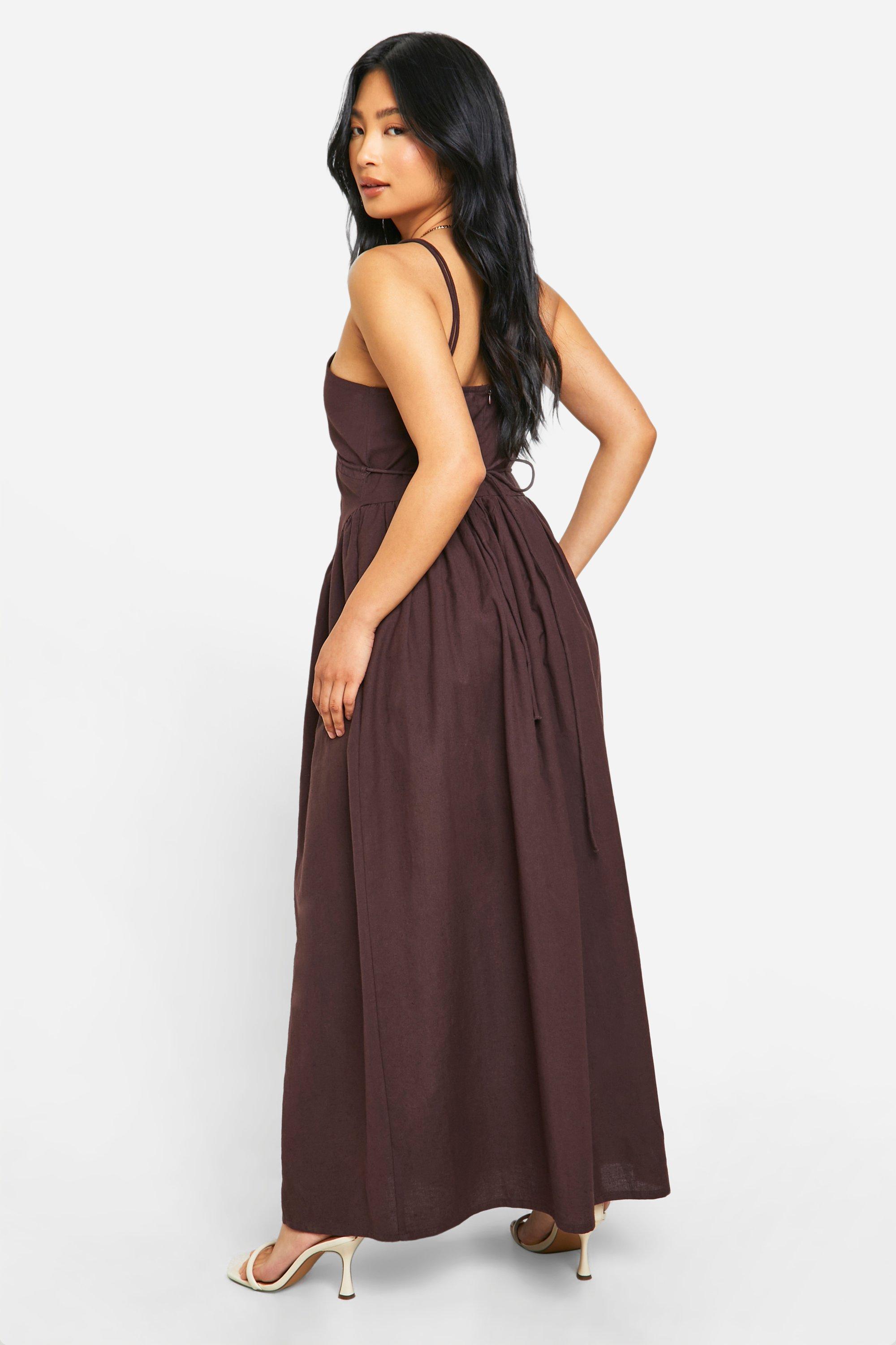 Robe longue taille basse sales