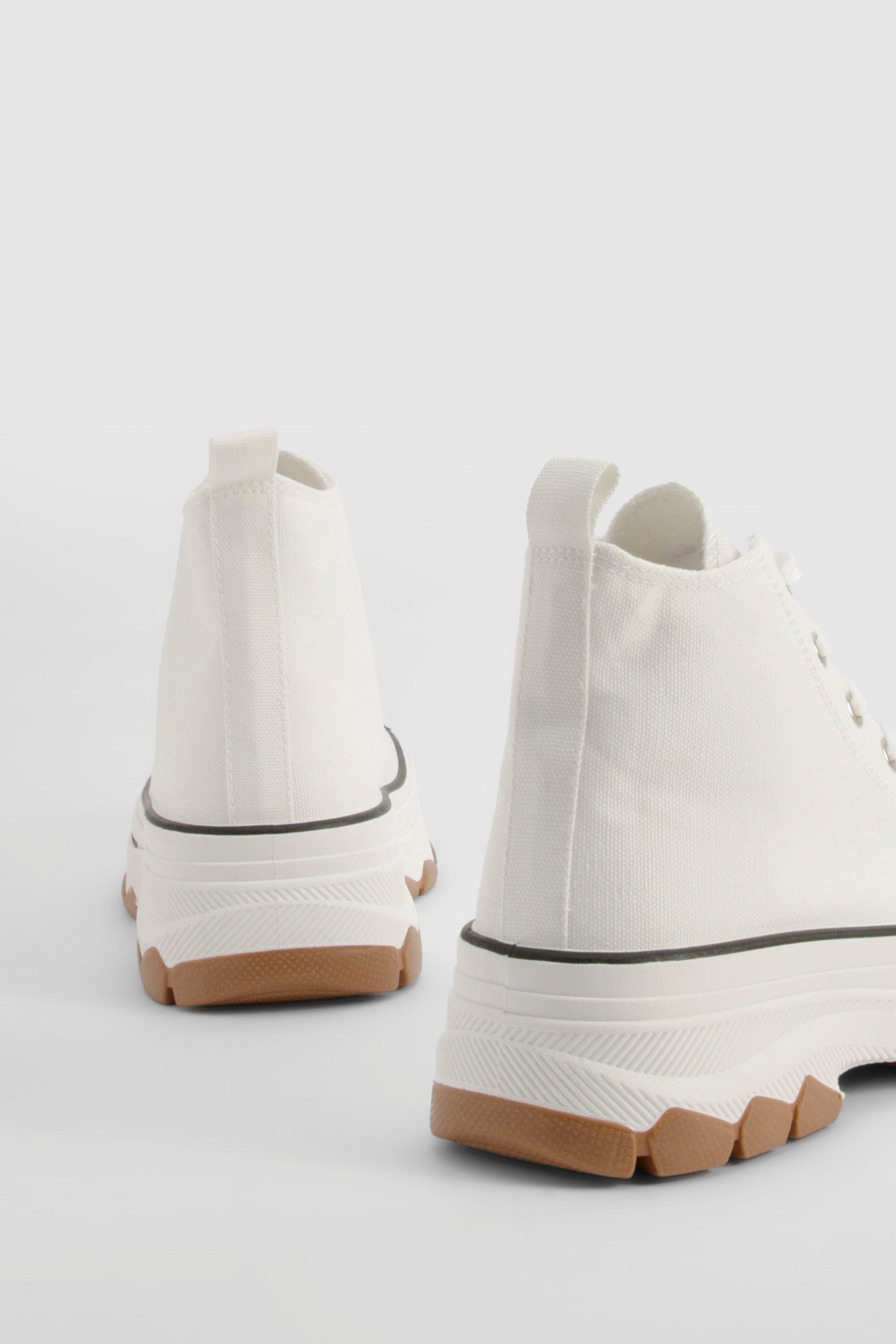 Boohoo platform sneakers sales