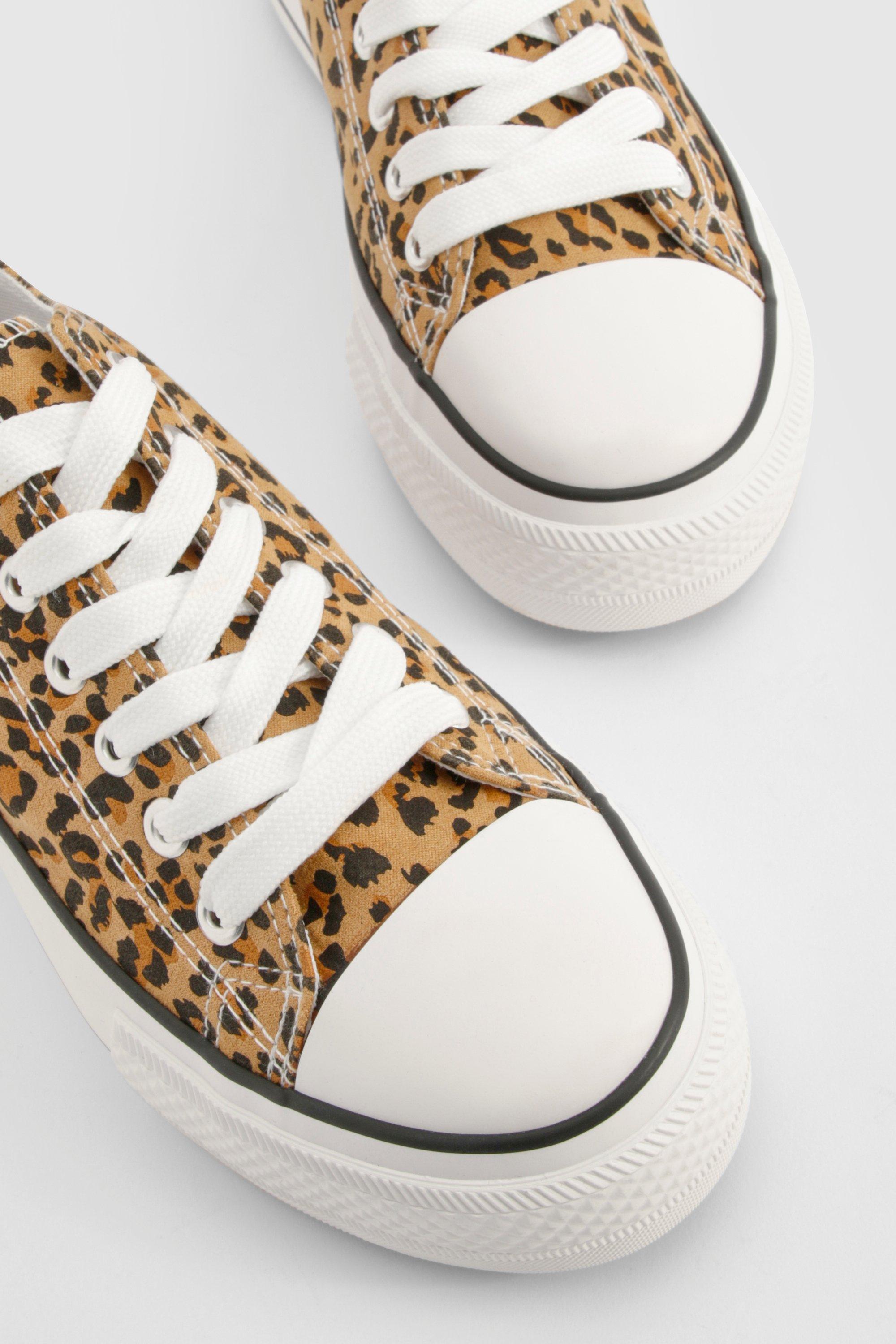 Leopard print womens trainers best sale