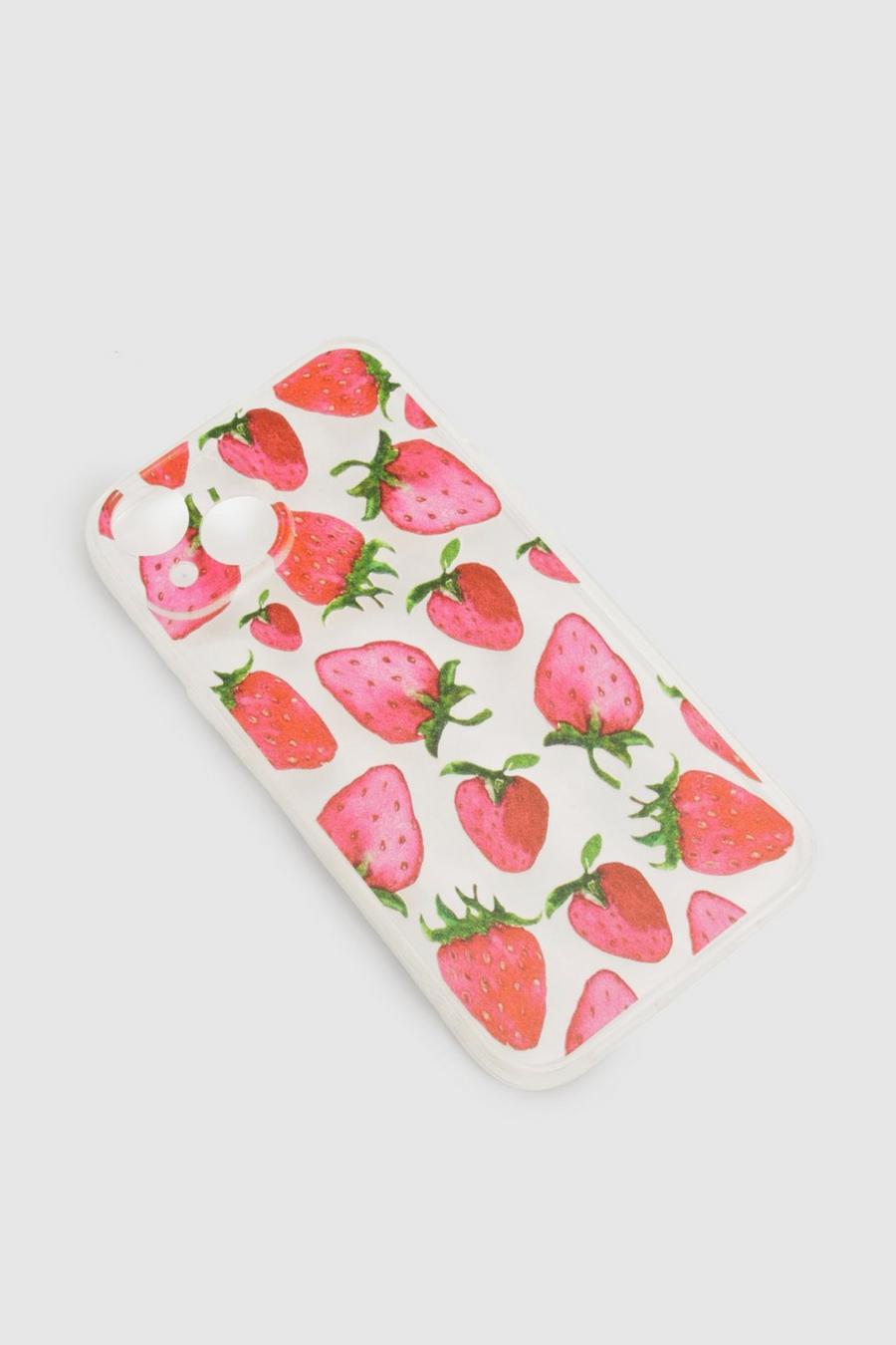 Funda para el móvil con estampado de fresas, Red image number 1