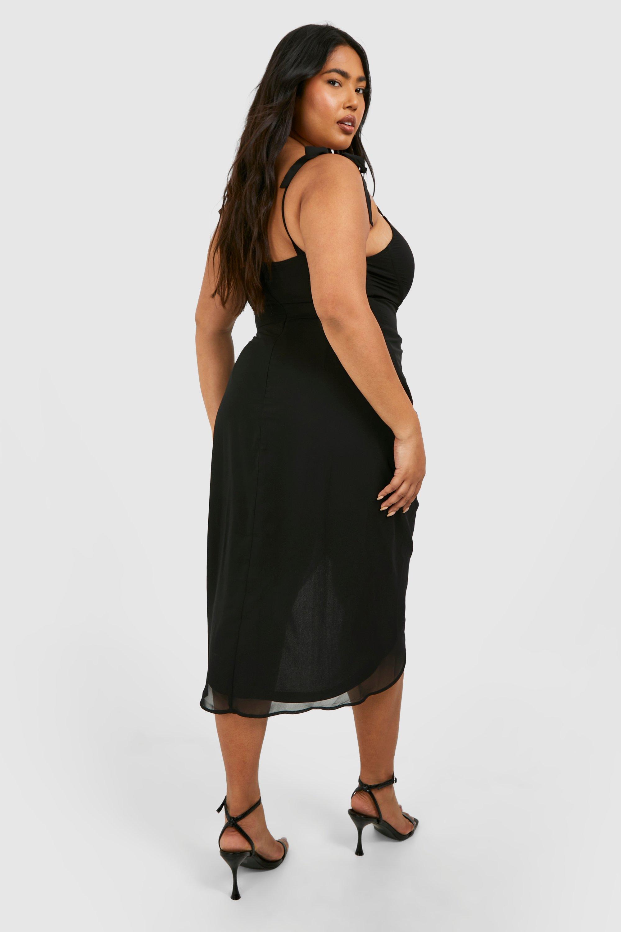 Robe de soirée mi longue fashion grande taille