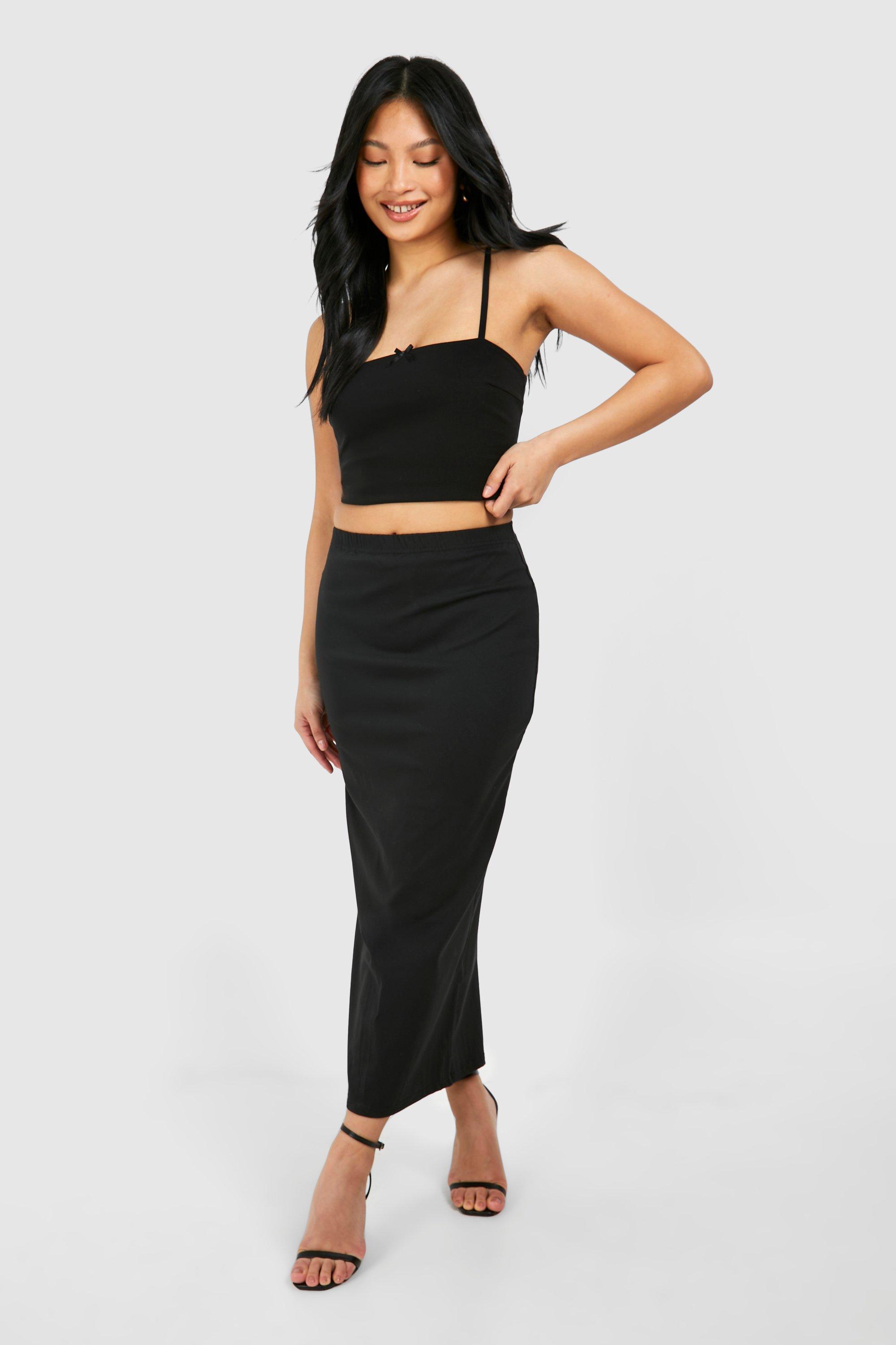 Jupe longue petite taille best sale