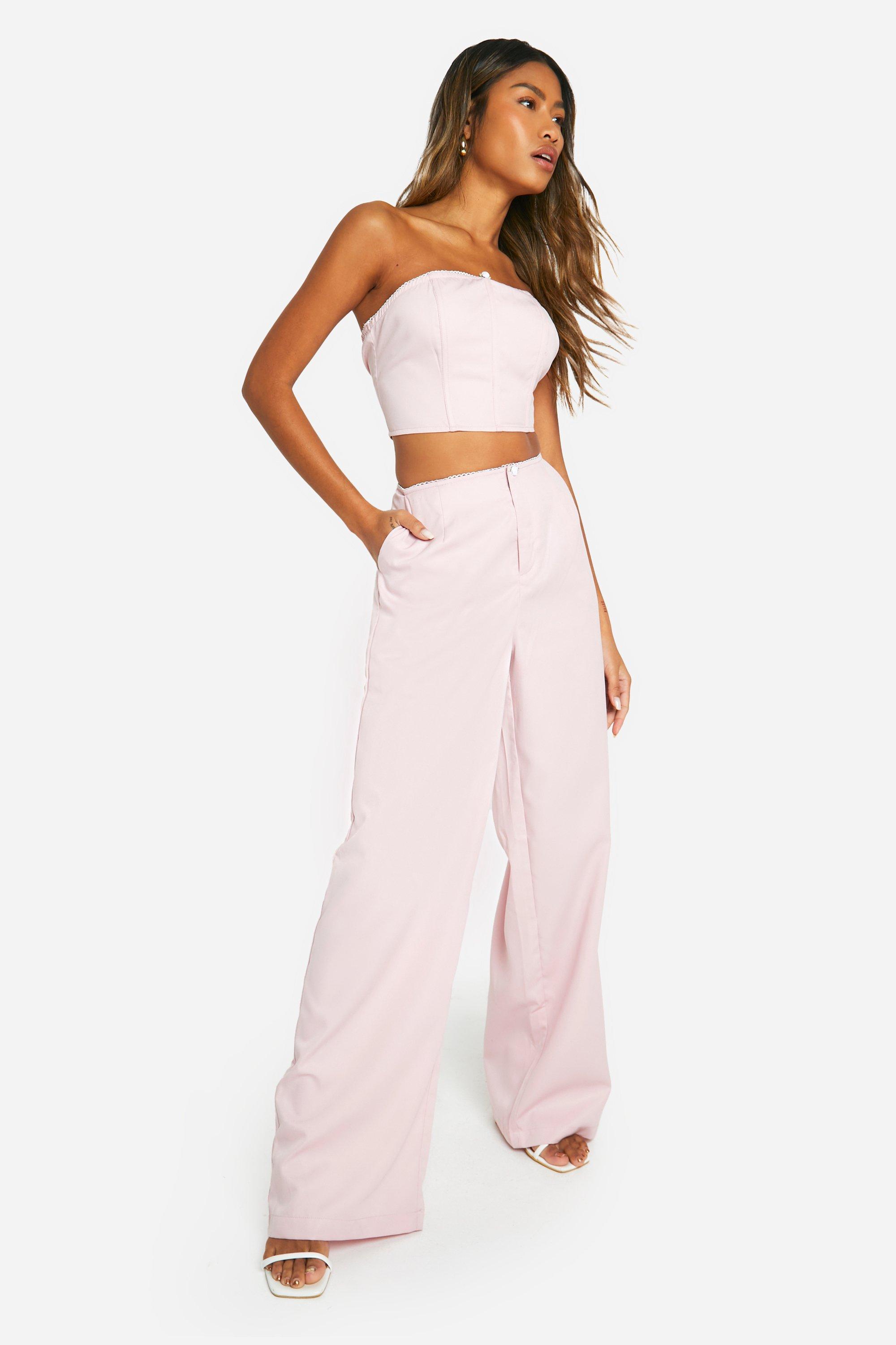 Flower Detail Pants | boohoo USA