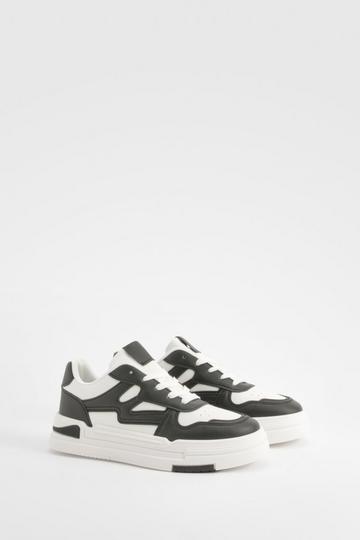 Chunky Contrast Trainers black