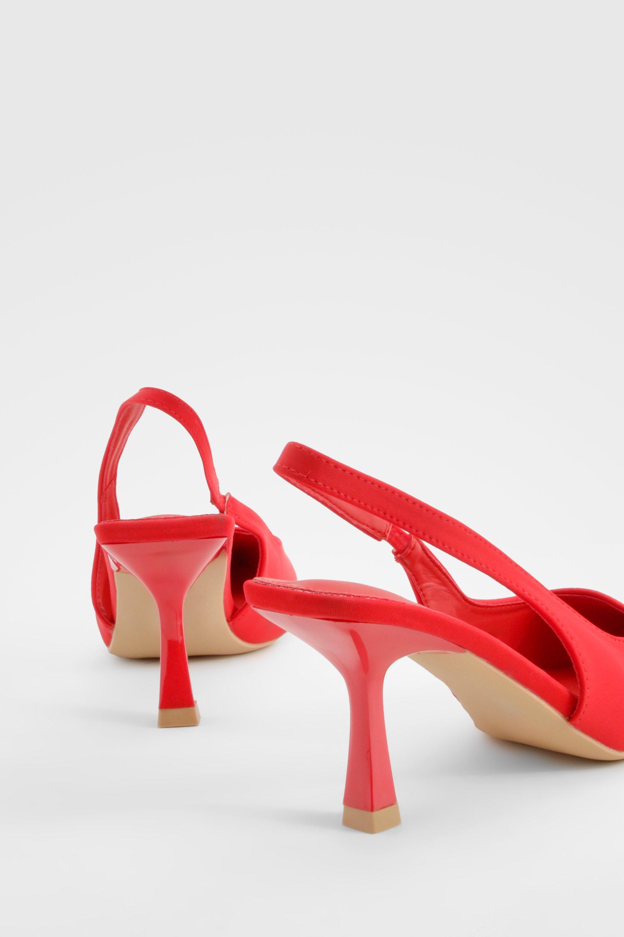 Scarpe a punta con tacco medio boohoo IT