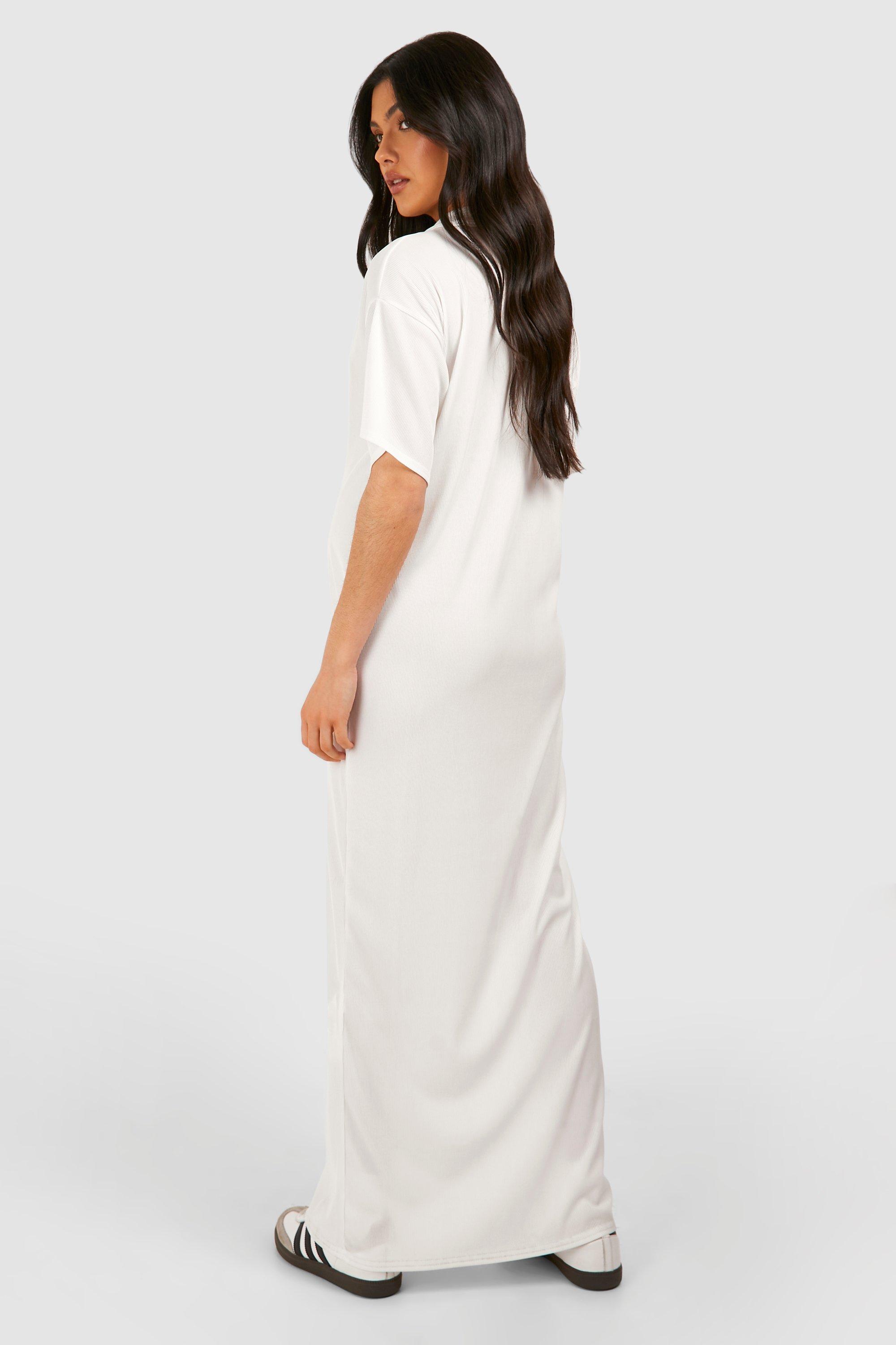 Maternity t shirt maxi dress clearance