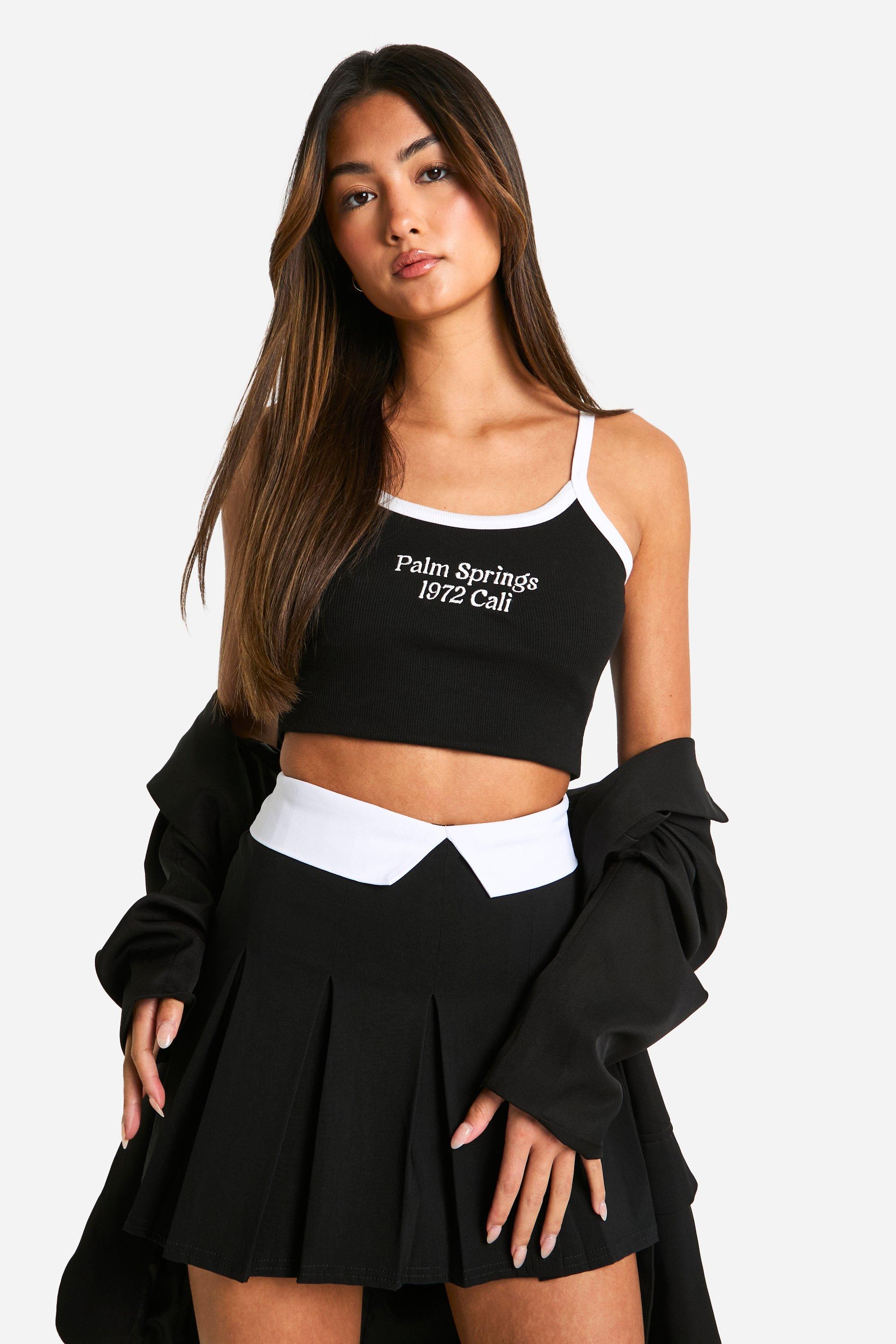 Black skort boohoo hotsell