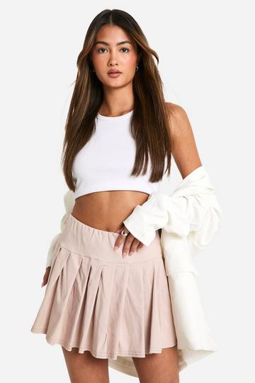 Pleated Tennis Skort stone