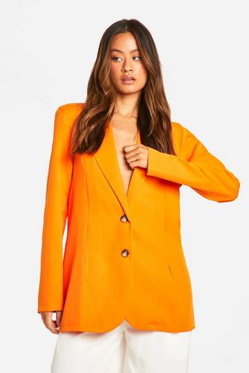 Orange Tall Woven Tailored Blazer