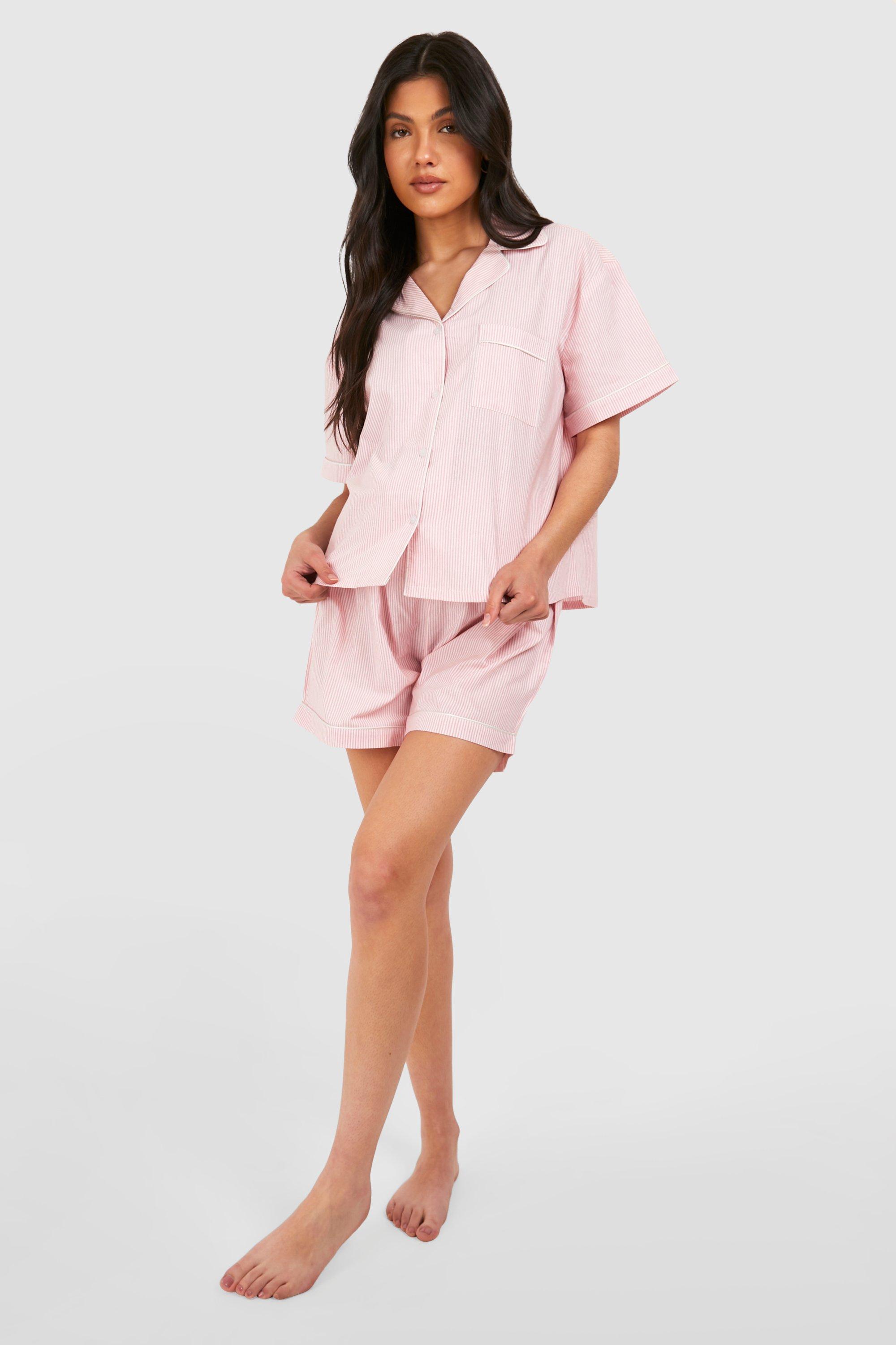 Cotton short sleeve pyjama set hotsell