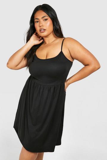 Plus Strappy Sundress black