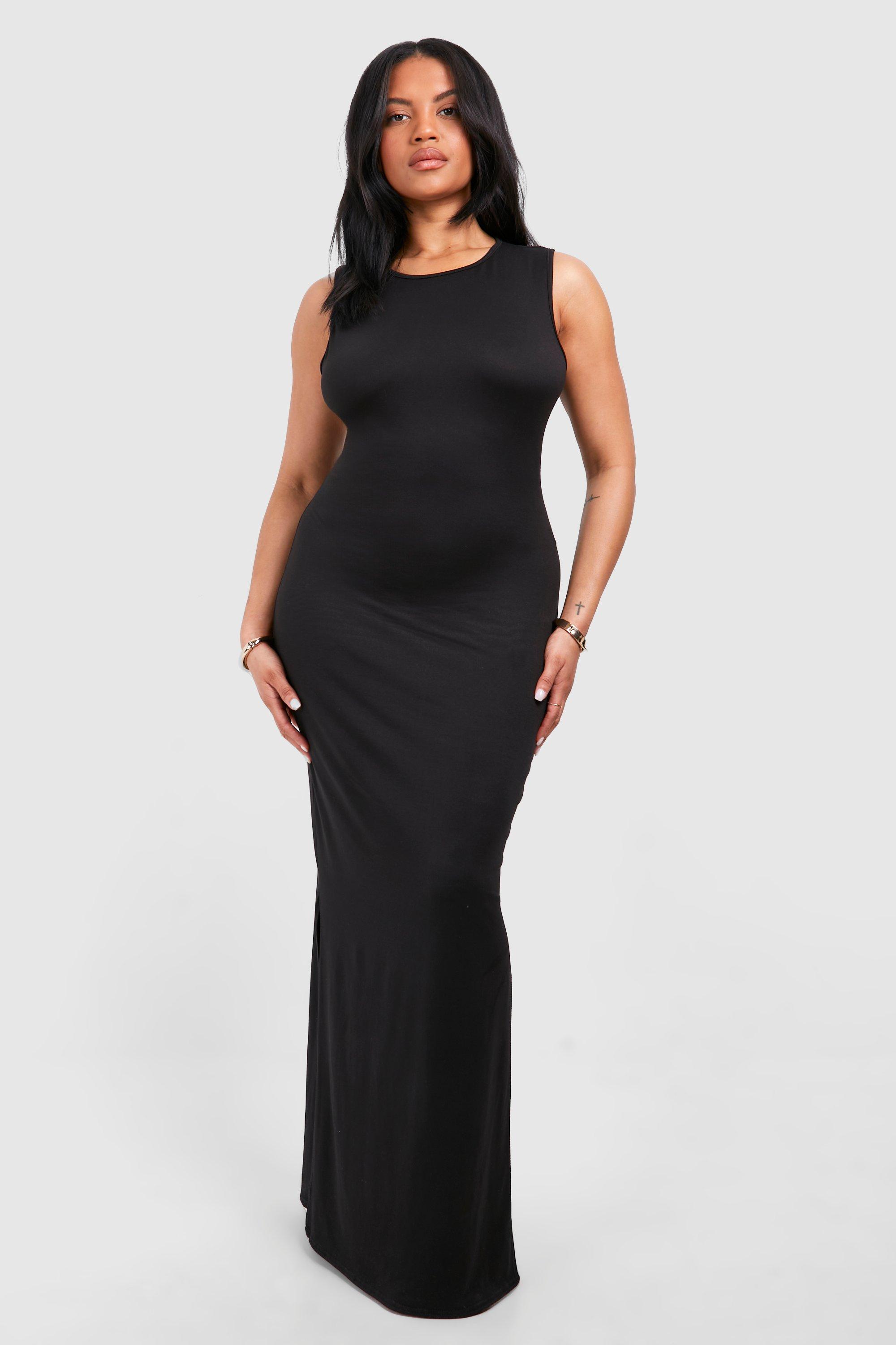 Plus size low back dress best sale