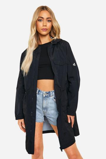 Synched Waist Longline Festival Mac black