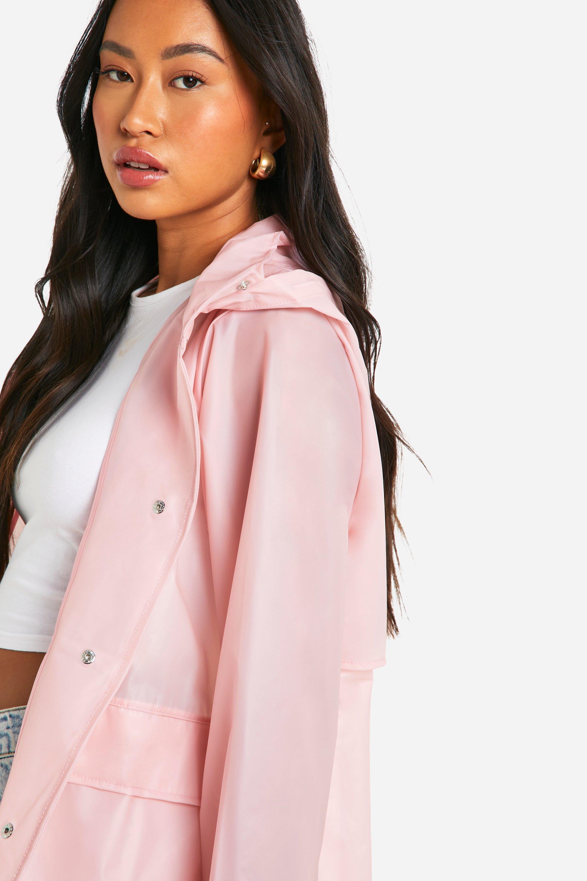 Boohoo Women s Hooded Festival Mac Pink