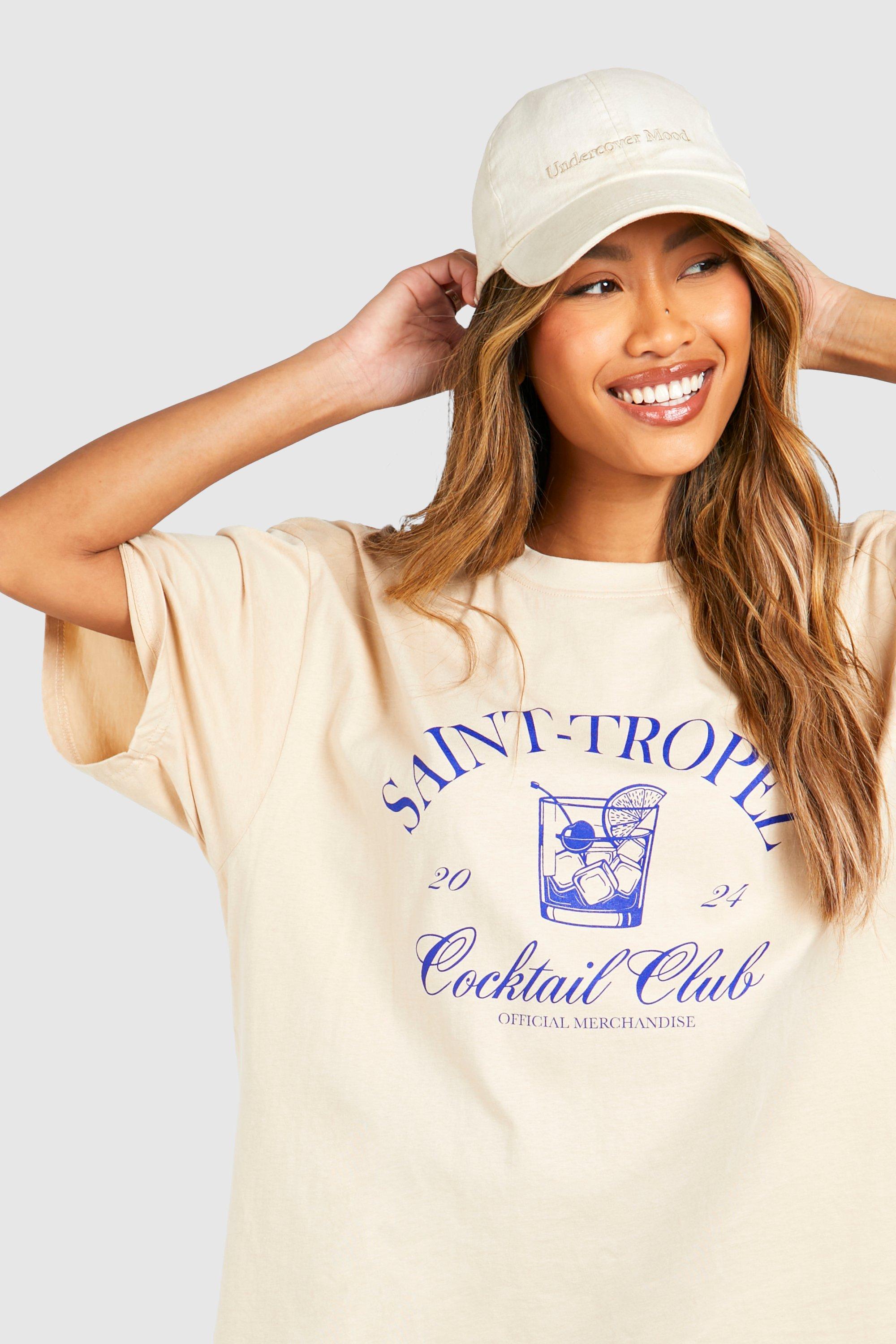 Saint Tropez Printed Oversized T-shirt