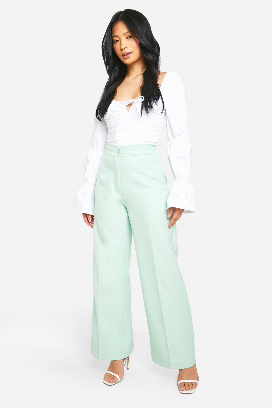 Mint Petite Tailored Straight Leg Trouser image number 1