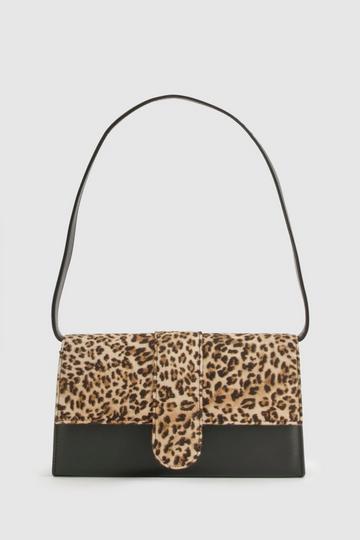 Leopard Print Shoulder Bag leopard