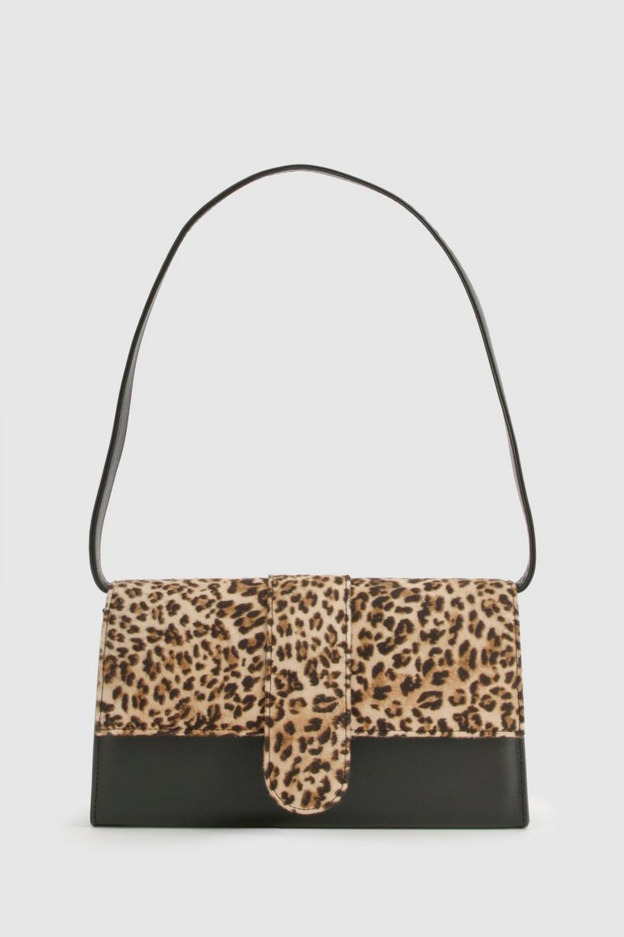 Leopard Print Shoulder Bag  image number 1