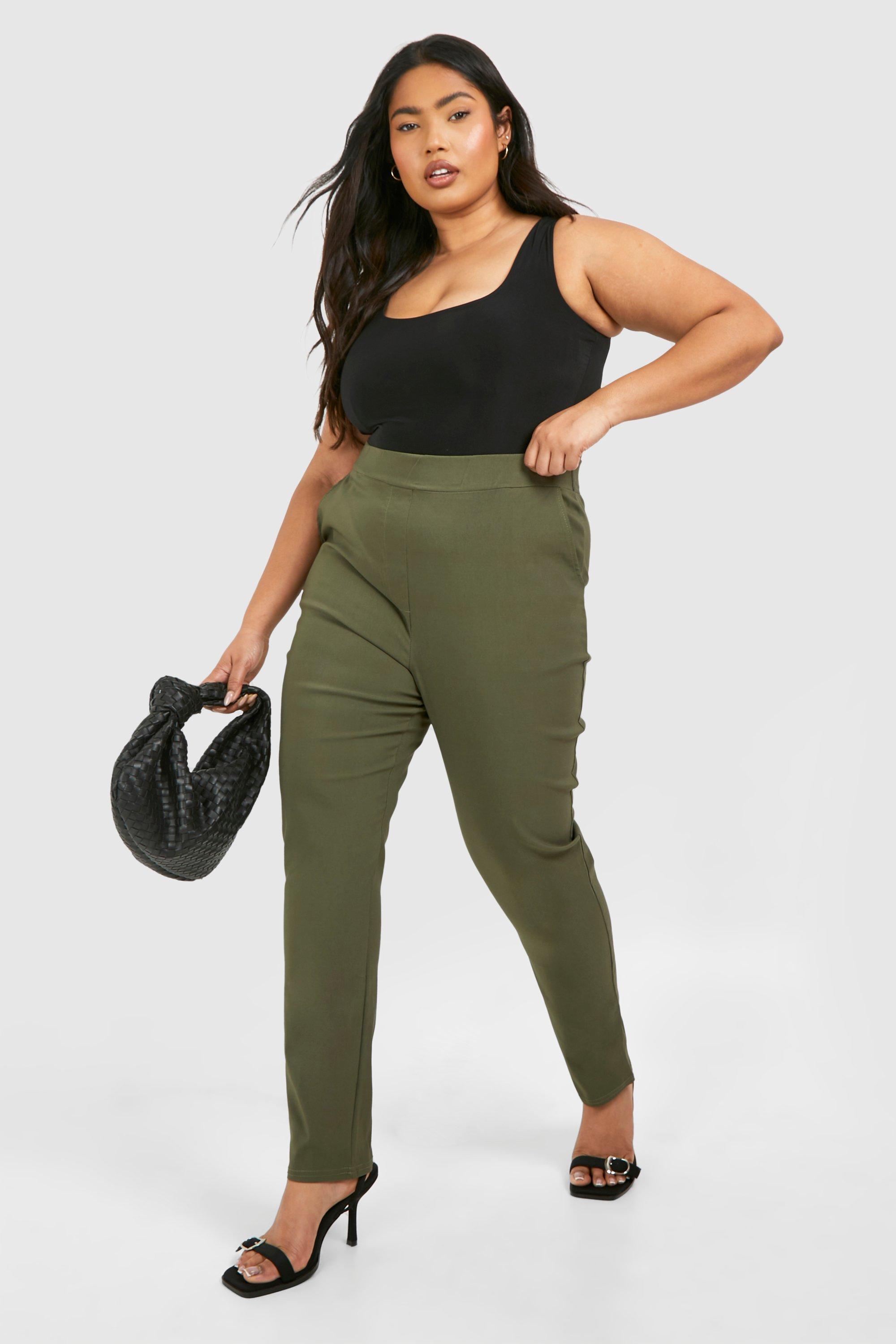 Grande taille Pantalon habille a manches longues boohoo FR