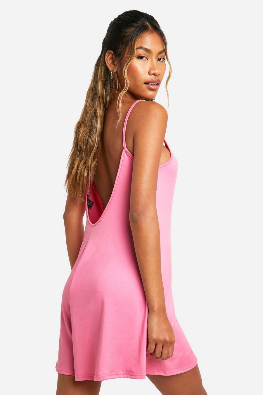 Pink Supersoft Cami Swing Playsuit image number 1