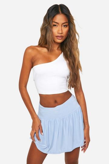 Ruffle Slinky Skort baby blue