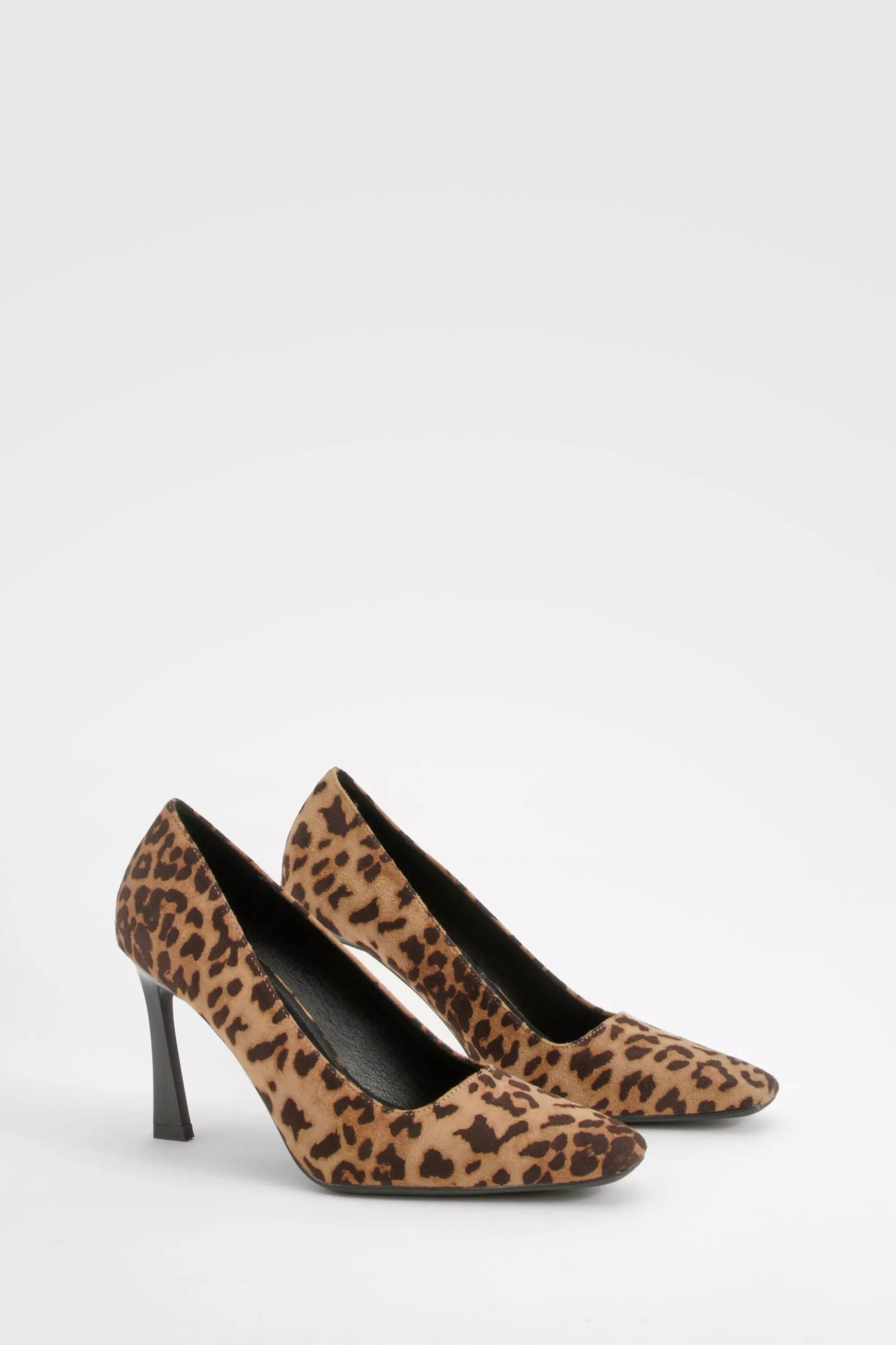 Leopard print court heels store