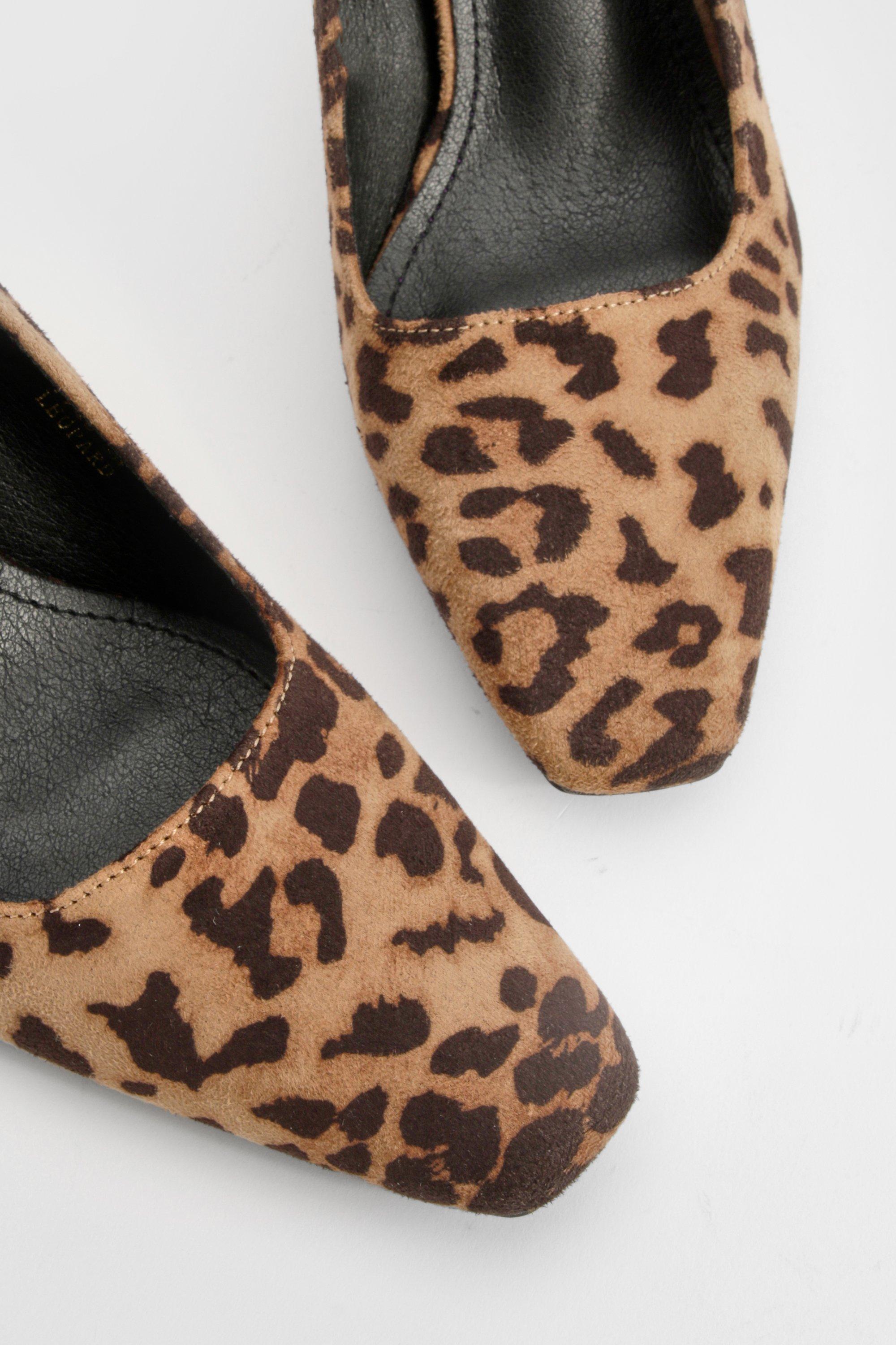 Chaussures talon leopard femme clearance